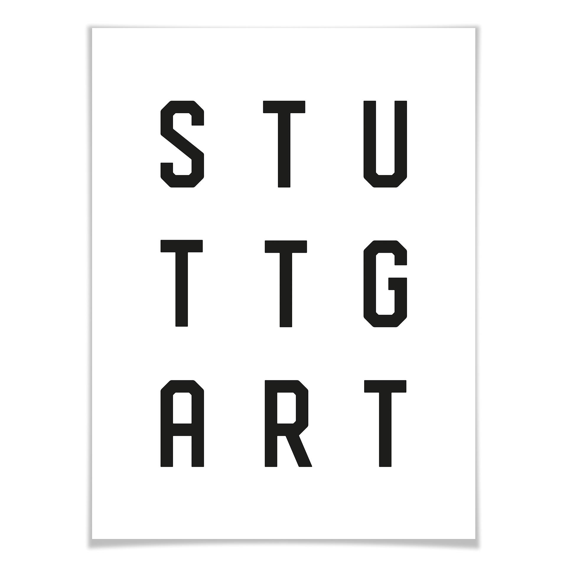 Plakat - Typografia Stuttgart