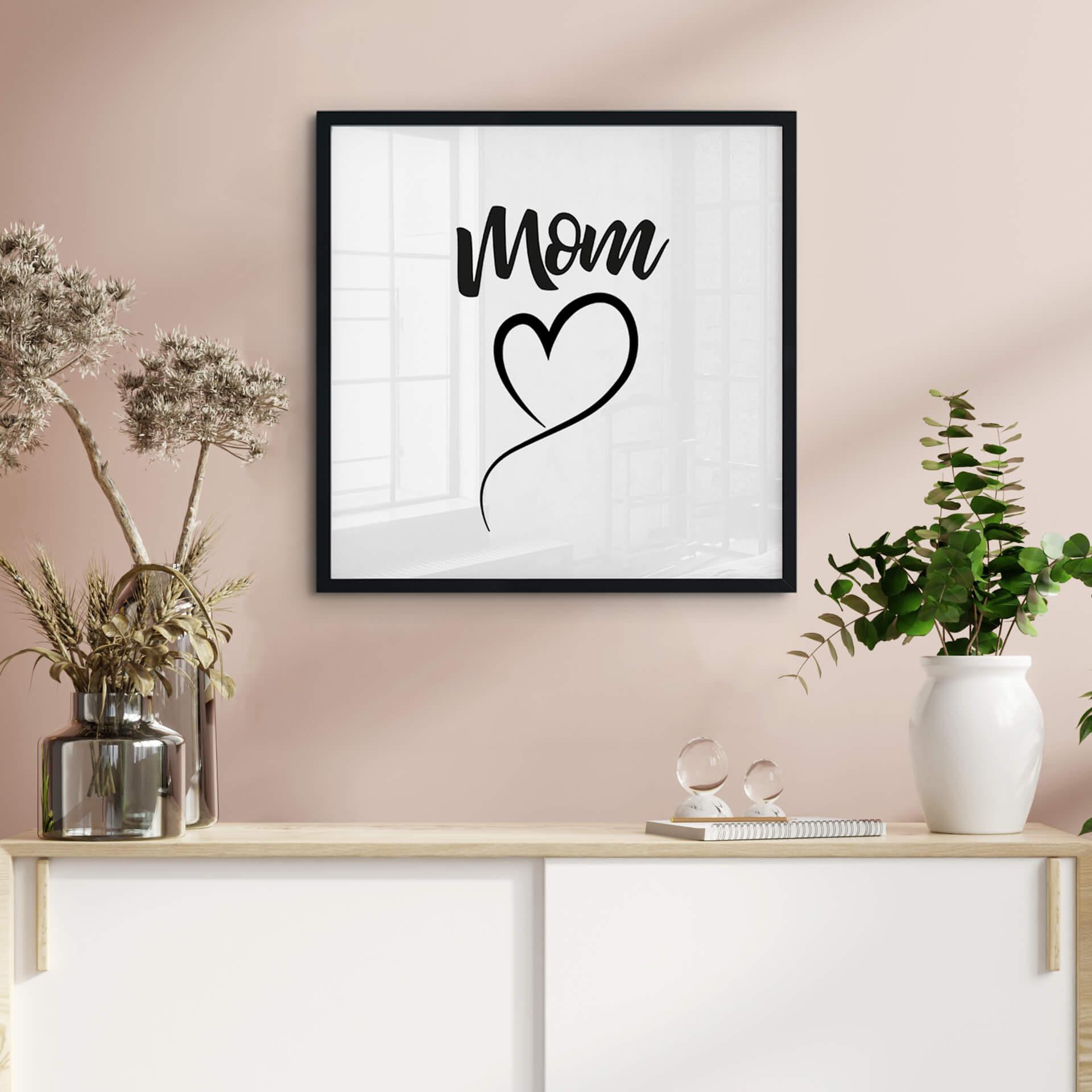 Poster Mom Heart