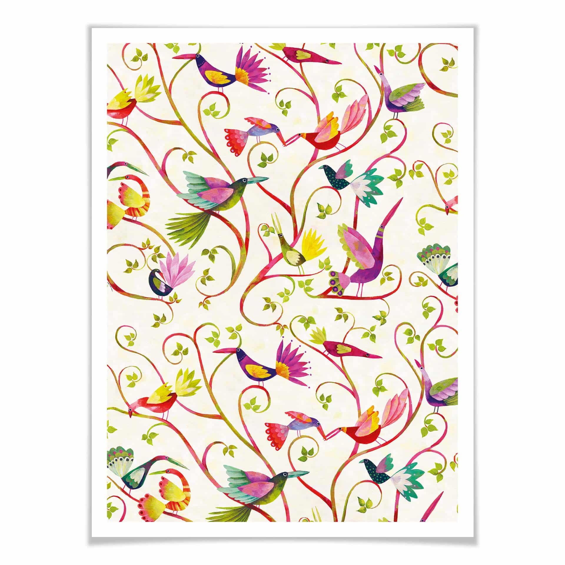 Póster Blanz - Magia de pájaros