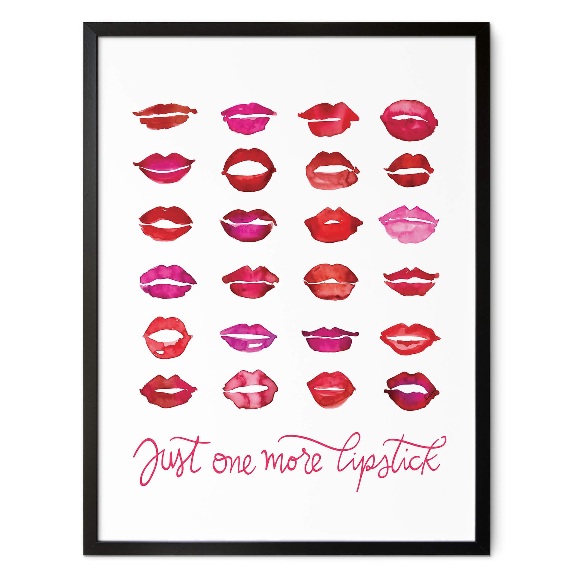 Plakat Blursbyai - Just one more Lipstick