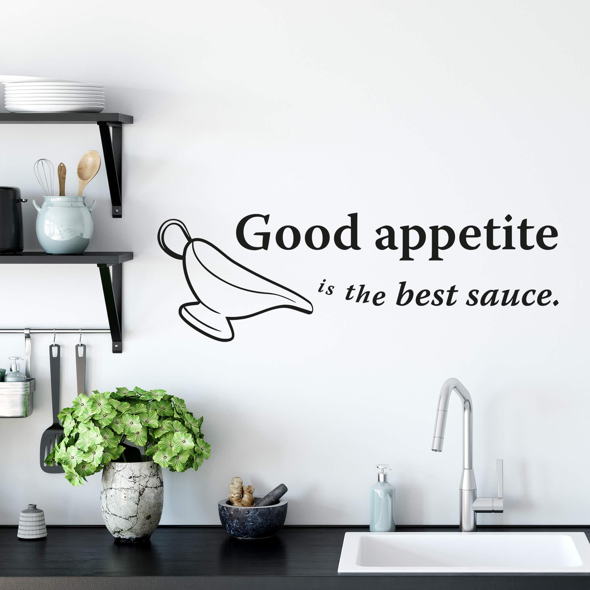 Sticker mural - Good appetite...