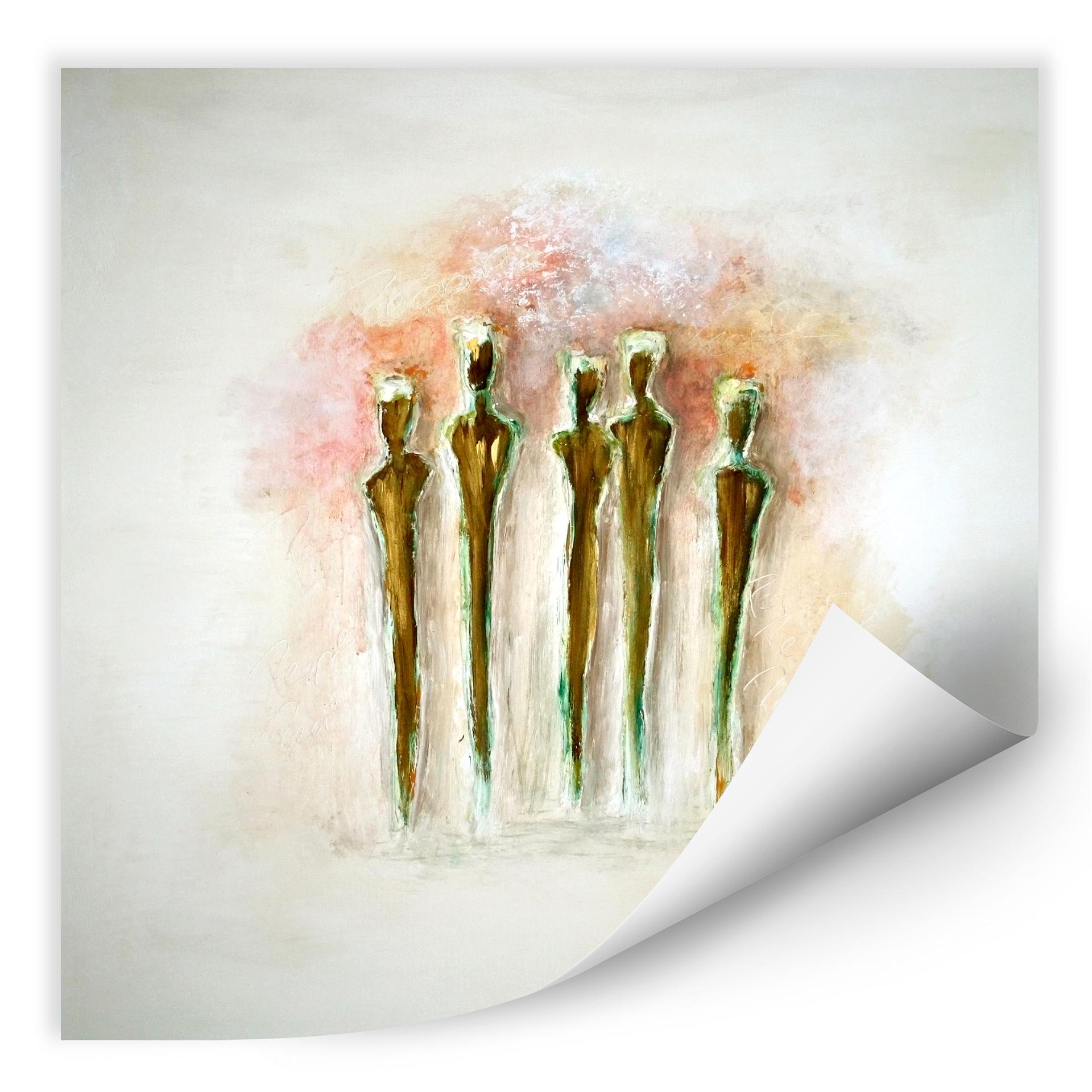 Zelfklevende Poster Melz - People