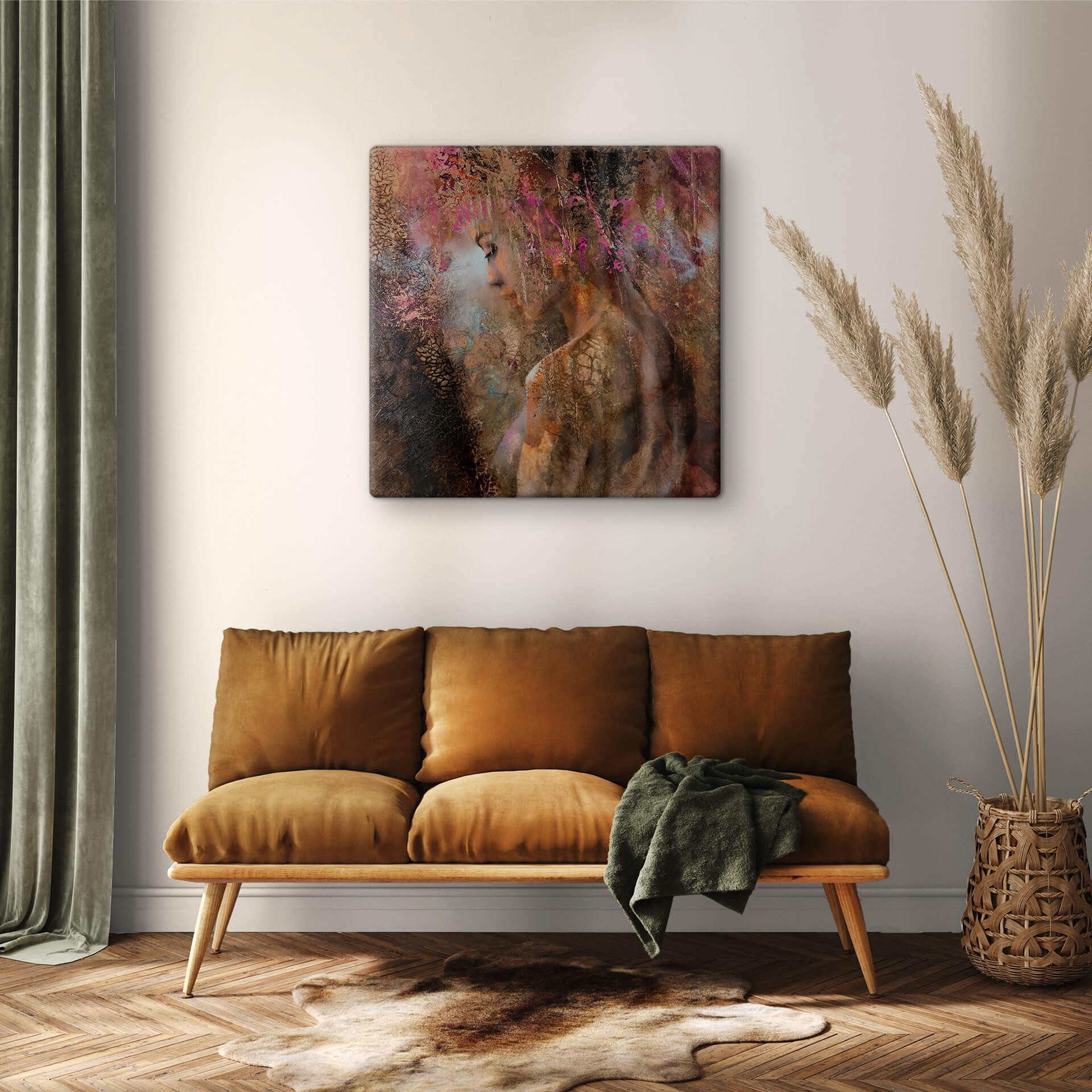 Glasbild Schmucker - Helen - Quadratisch