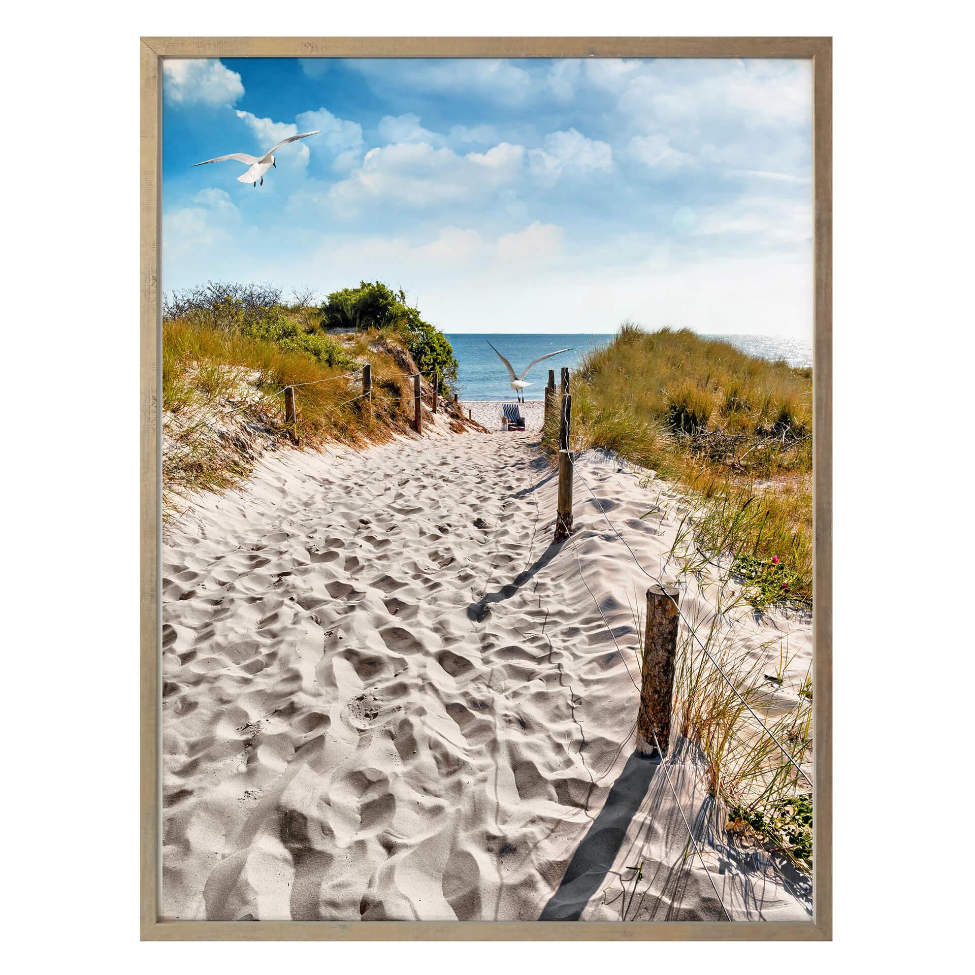 Póster Camino a la playa