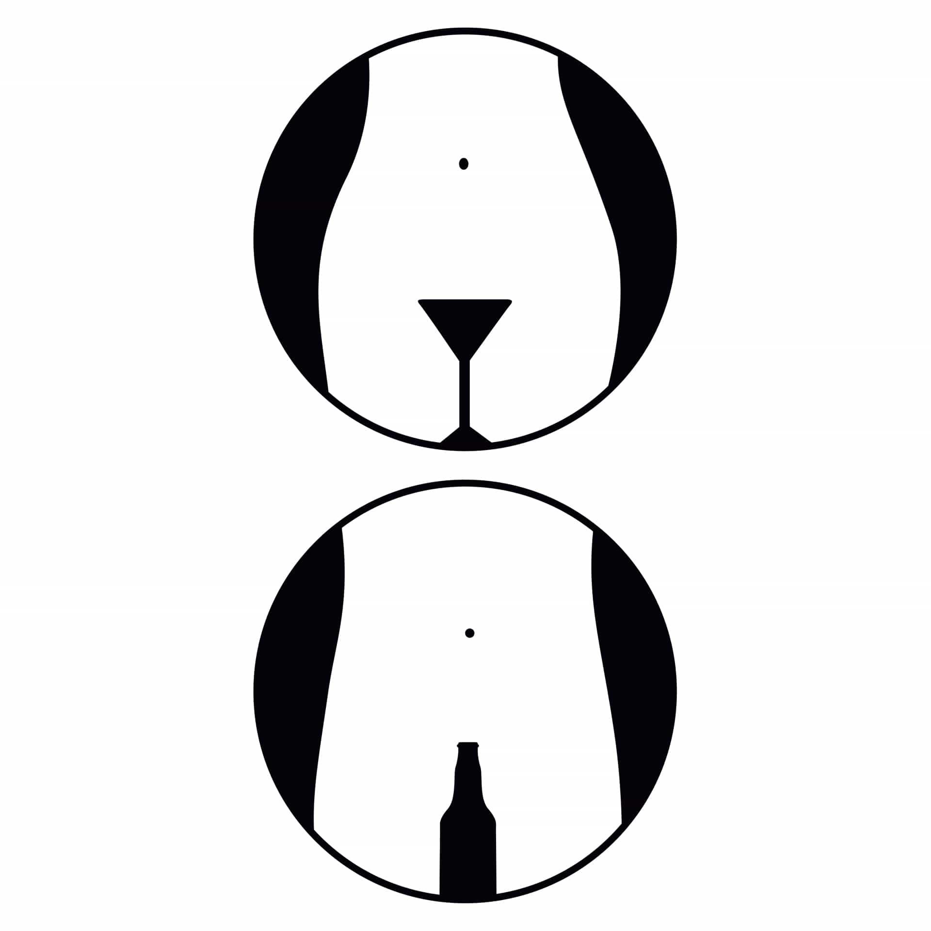 Wandtattoo - WC Beer and Cocktail