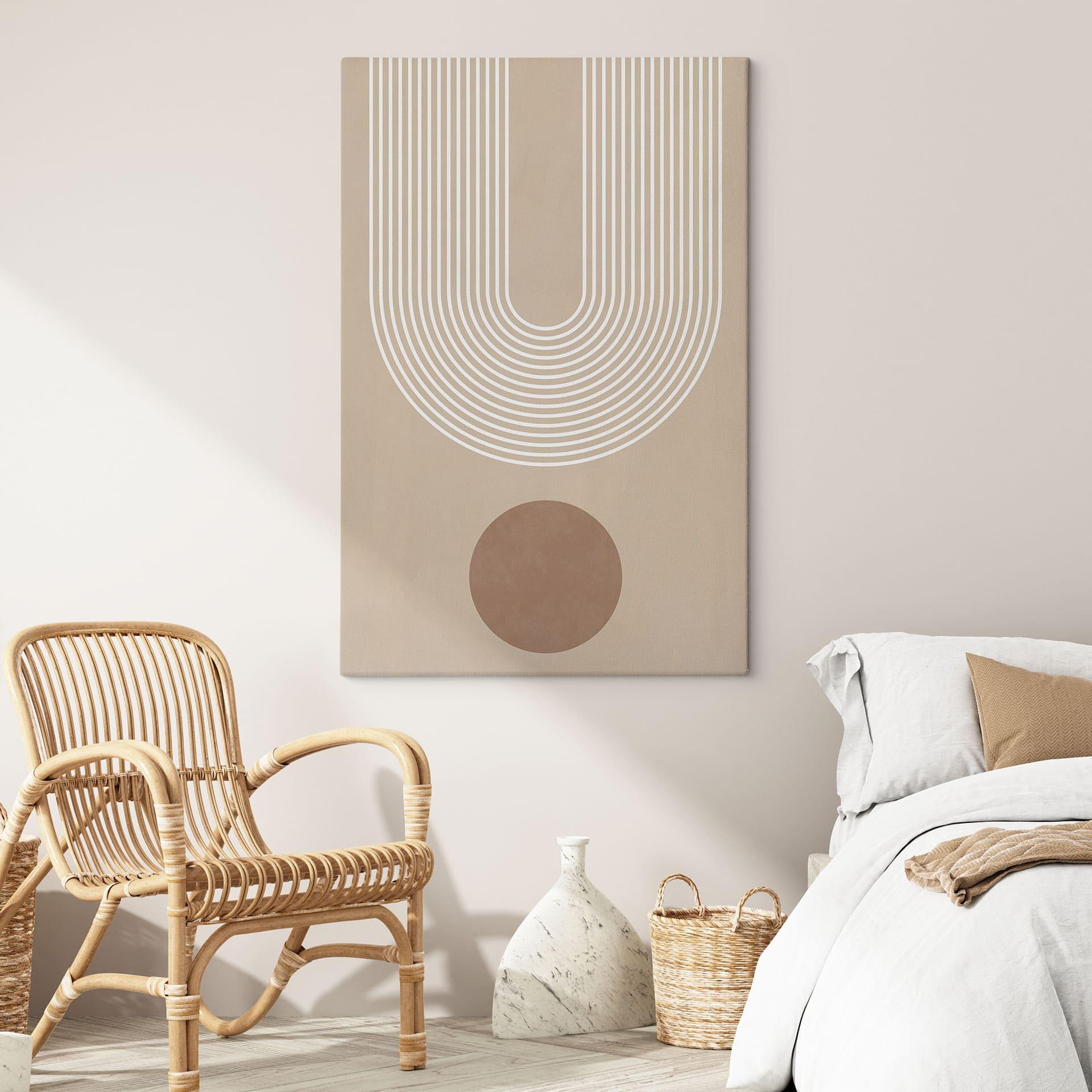 Canvasbillede Abstrakt geometri i balance - Ristova