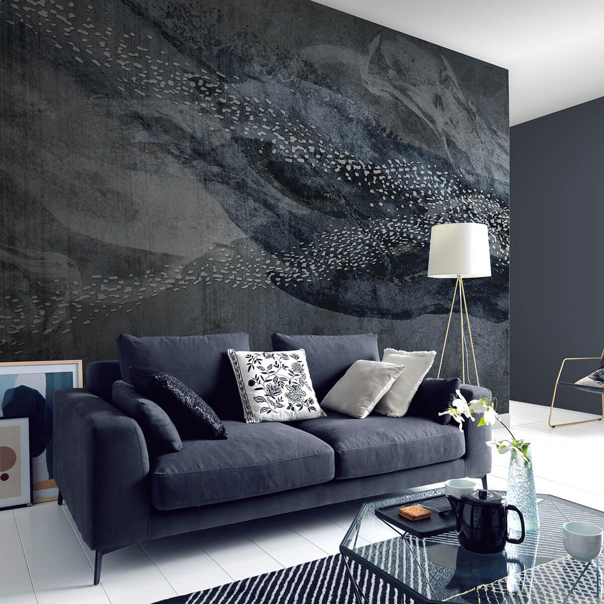 Guido Maria Kretschmer Fotobehang Art Edition Deep Sea Silver