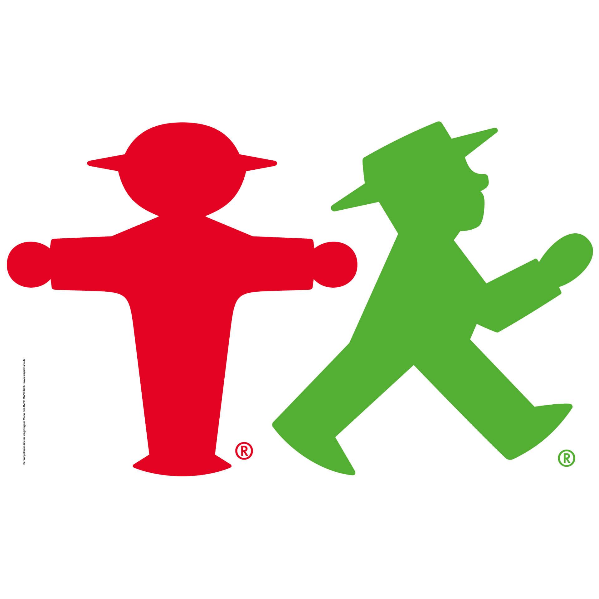Wandtattoo Ampelmann Set