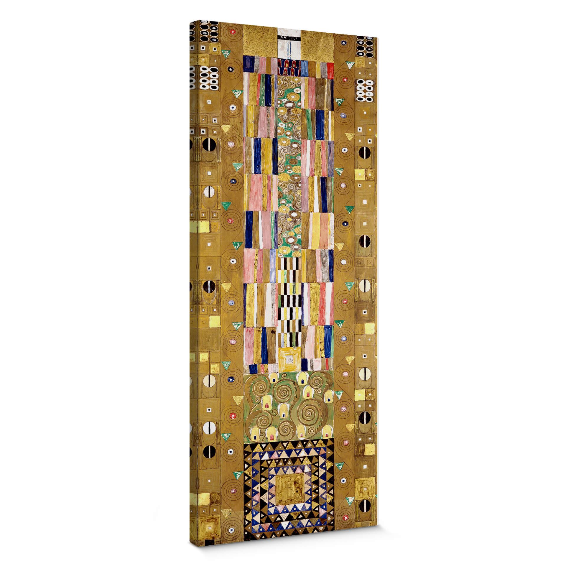 Klimt - Stoclet Frieze: Ridder - Lærredsprint