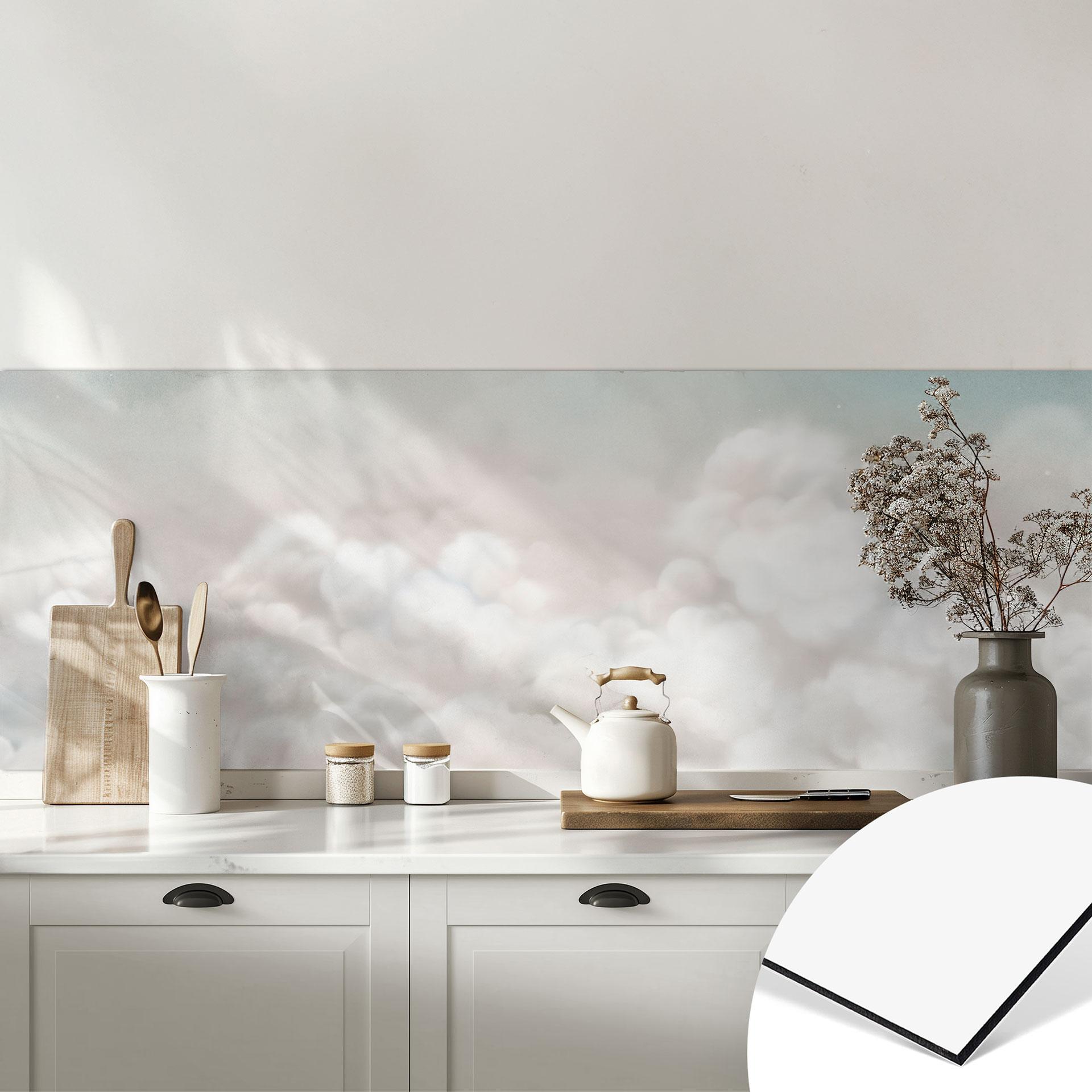 Salpicadero de cocina autoadhesivo Nubes Tranquilas - Oliver Robins