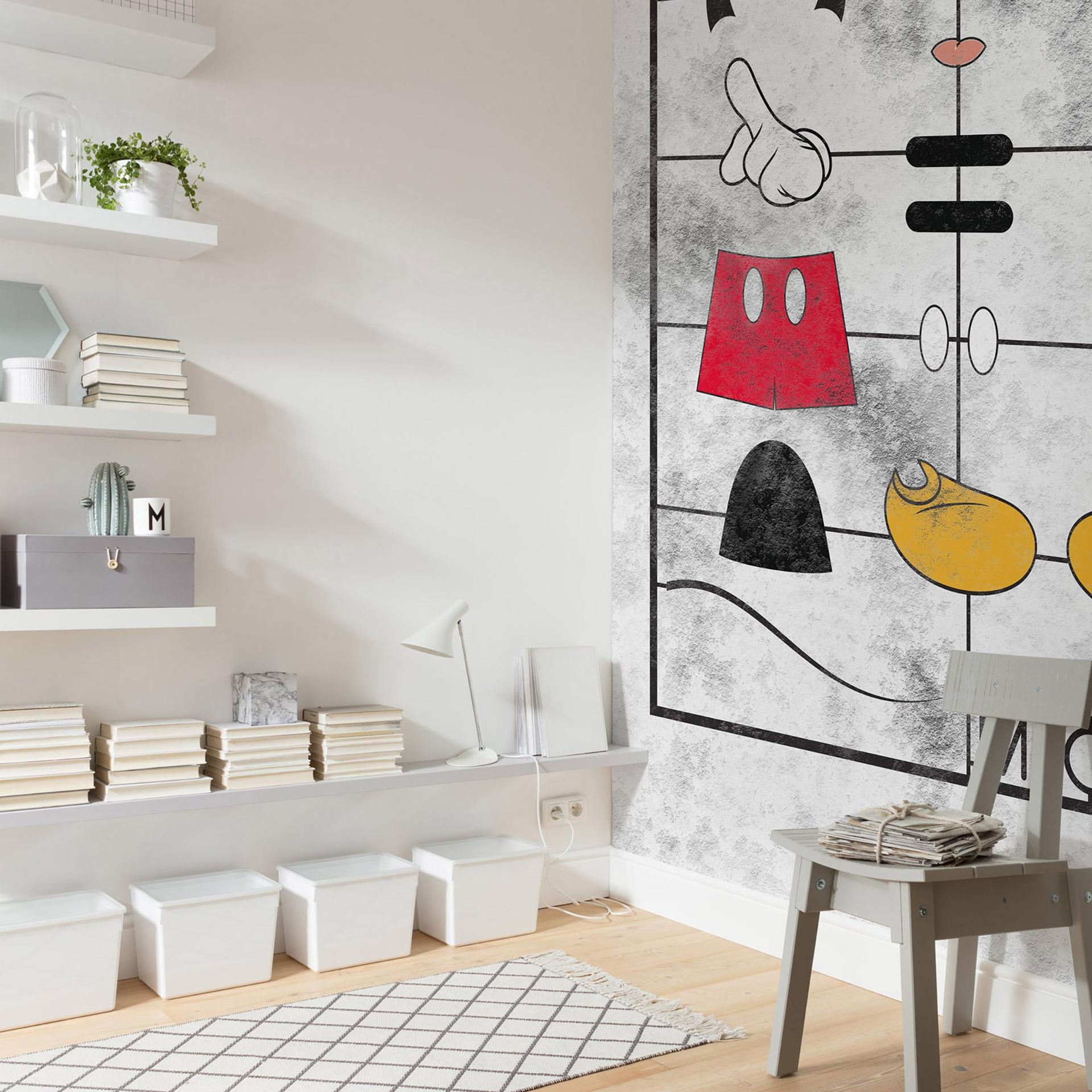 behang - Mickey Kit - 200 x 280 cm
