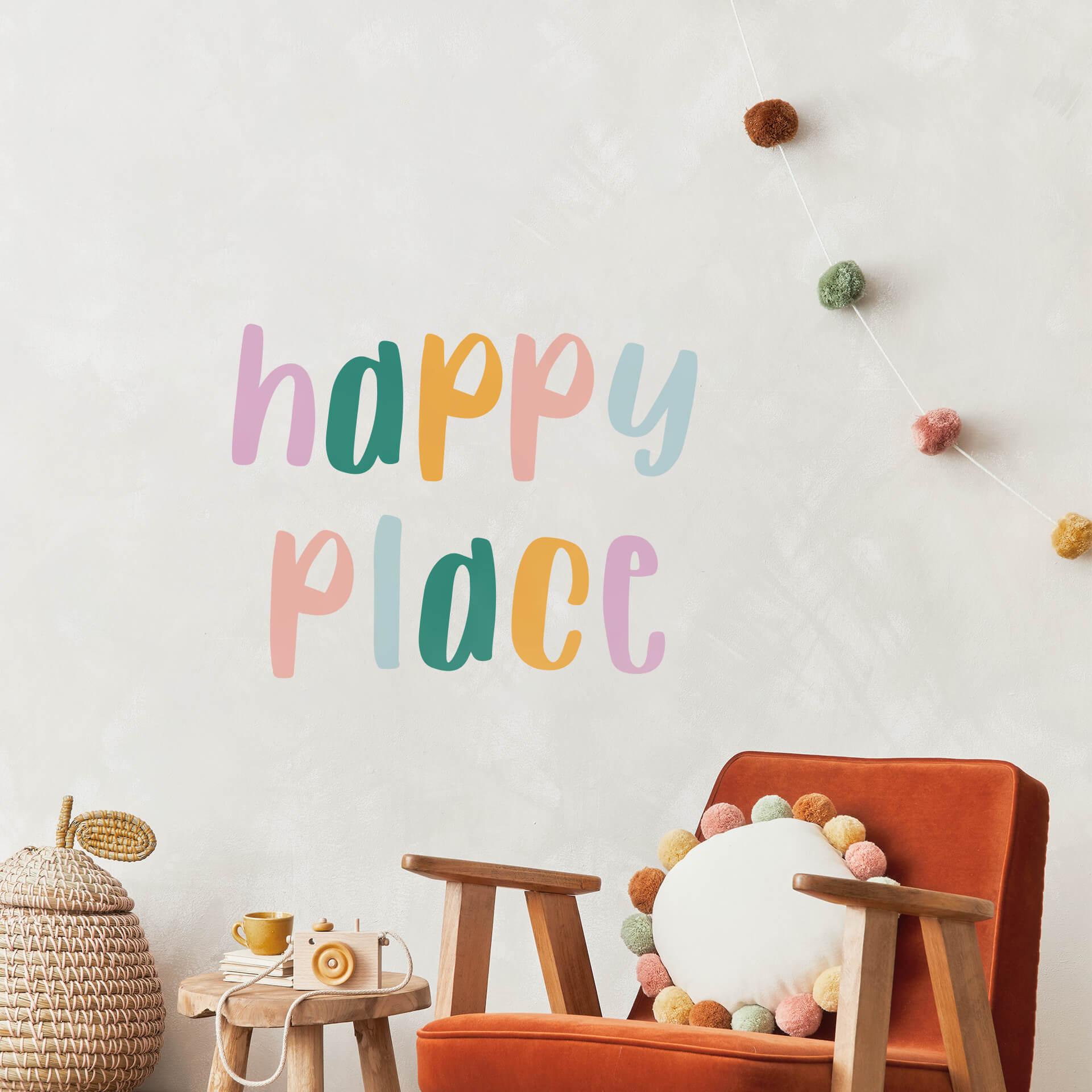 Wallsticker Happy Place