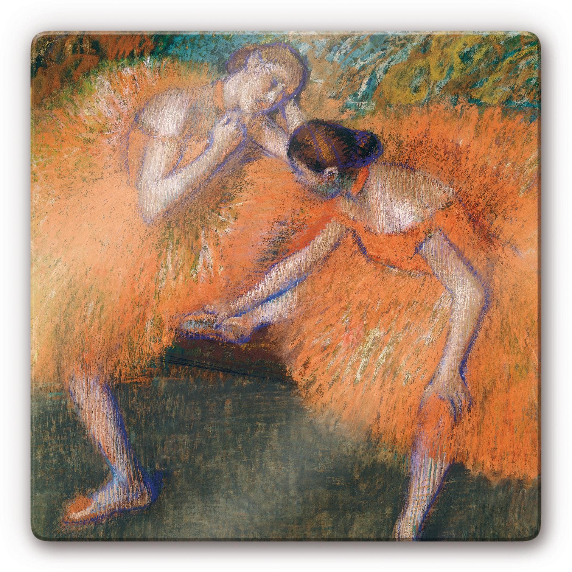 Tableau en verre - Degas - Deux Danseuses