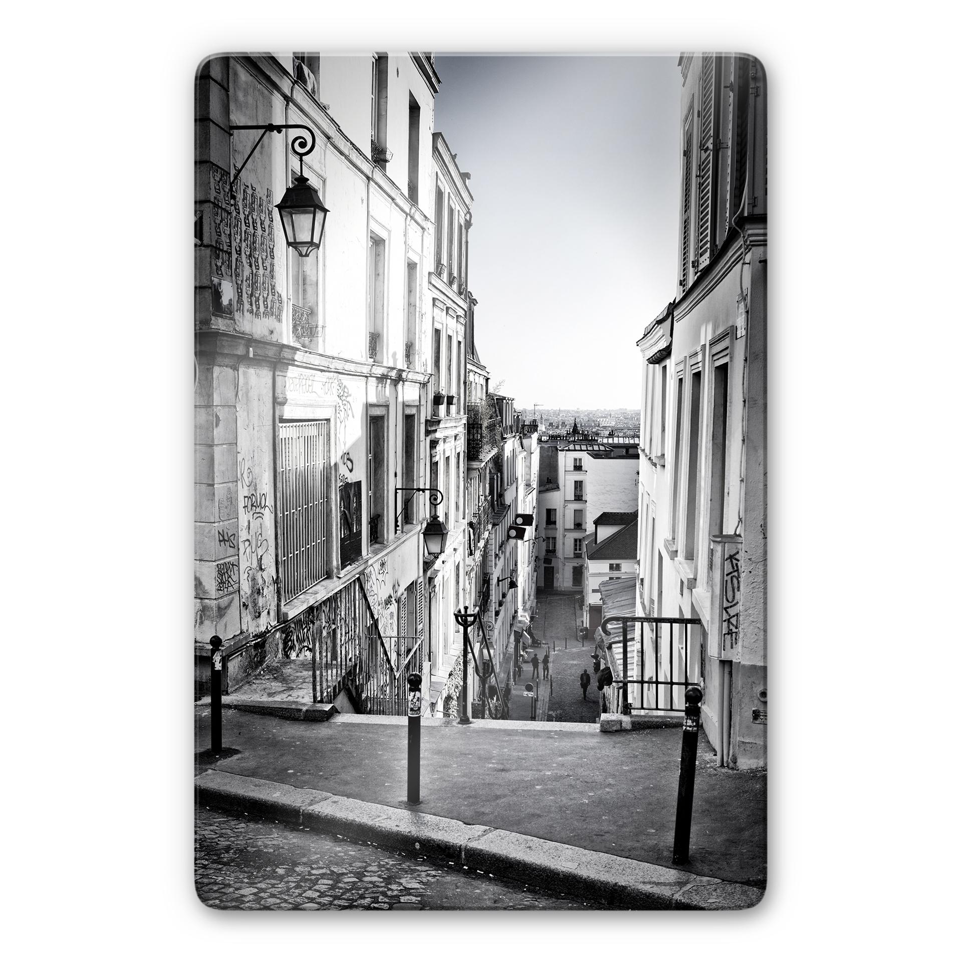 Tableau en verre - Montmartre