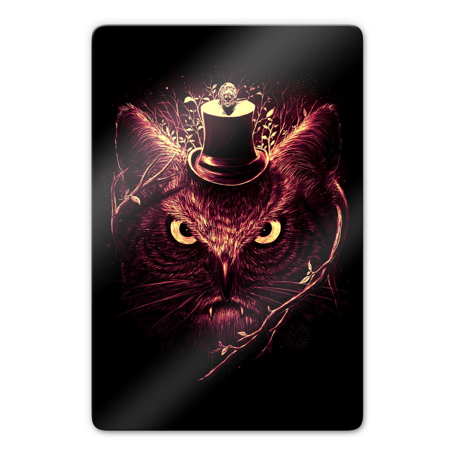Glasschilderij Nicebleed - Meowl