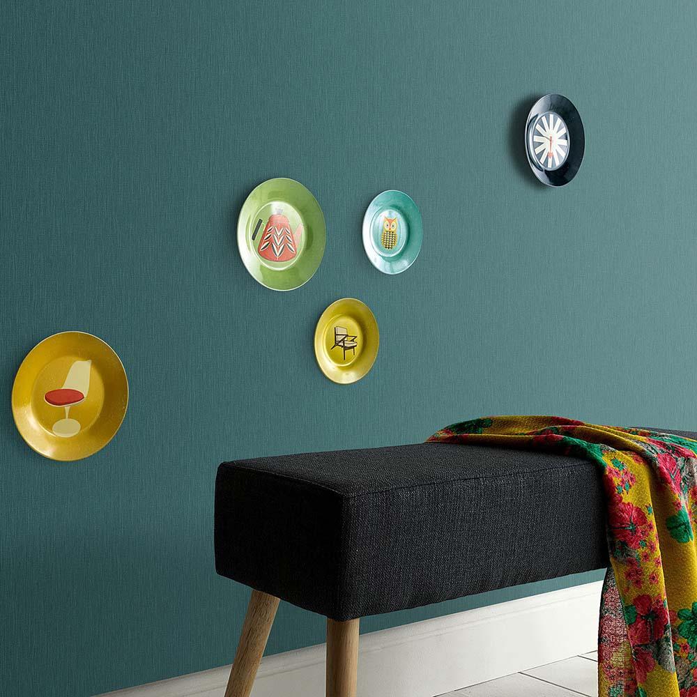 tapet glitter, fleece tapet Fashion for Walls 4 af Guido Maria Kretschmer turkis