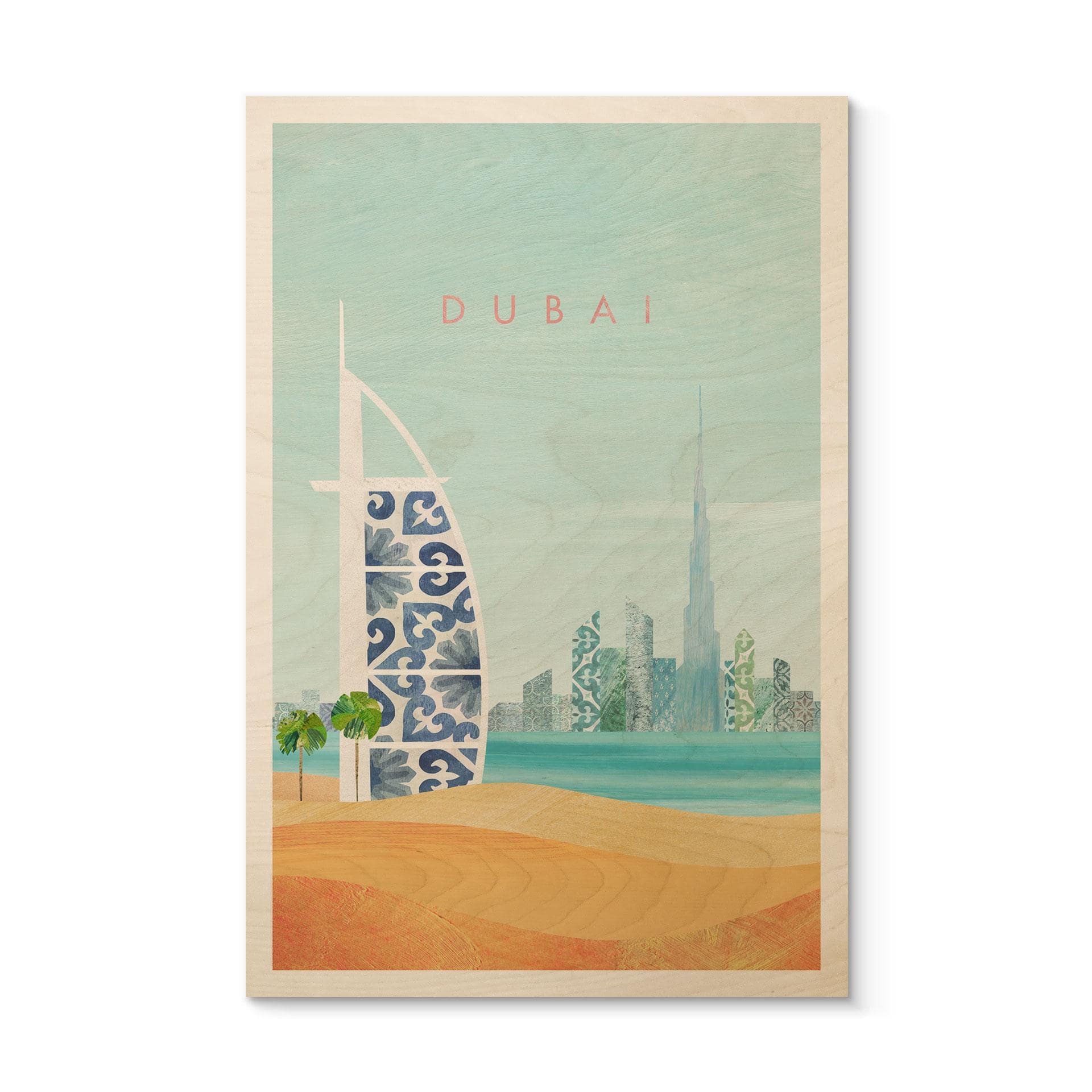 Billede af træ på stranden i Dubai - Burj Al Arab - Rivers