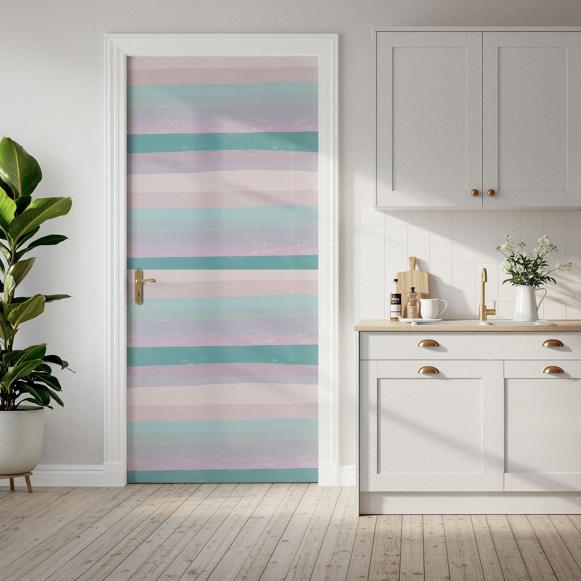 Vinilo luminoso de colores para puertas - uplusmestudio - Decoración autoadhesiva para puertas