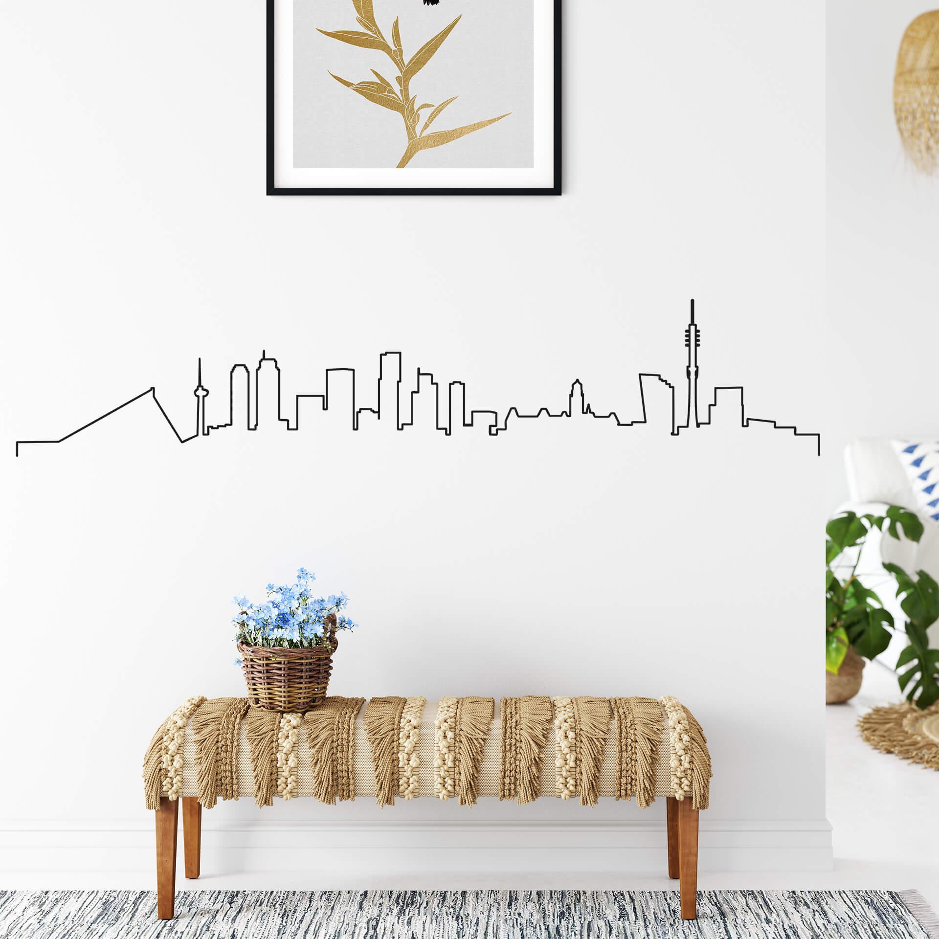 Adesivo murale - Rotterdam Skyline