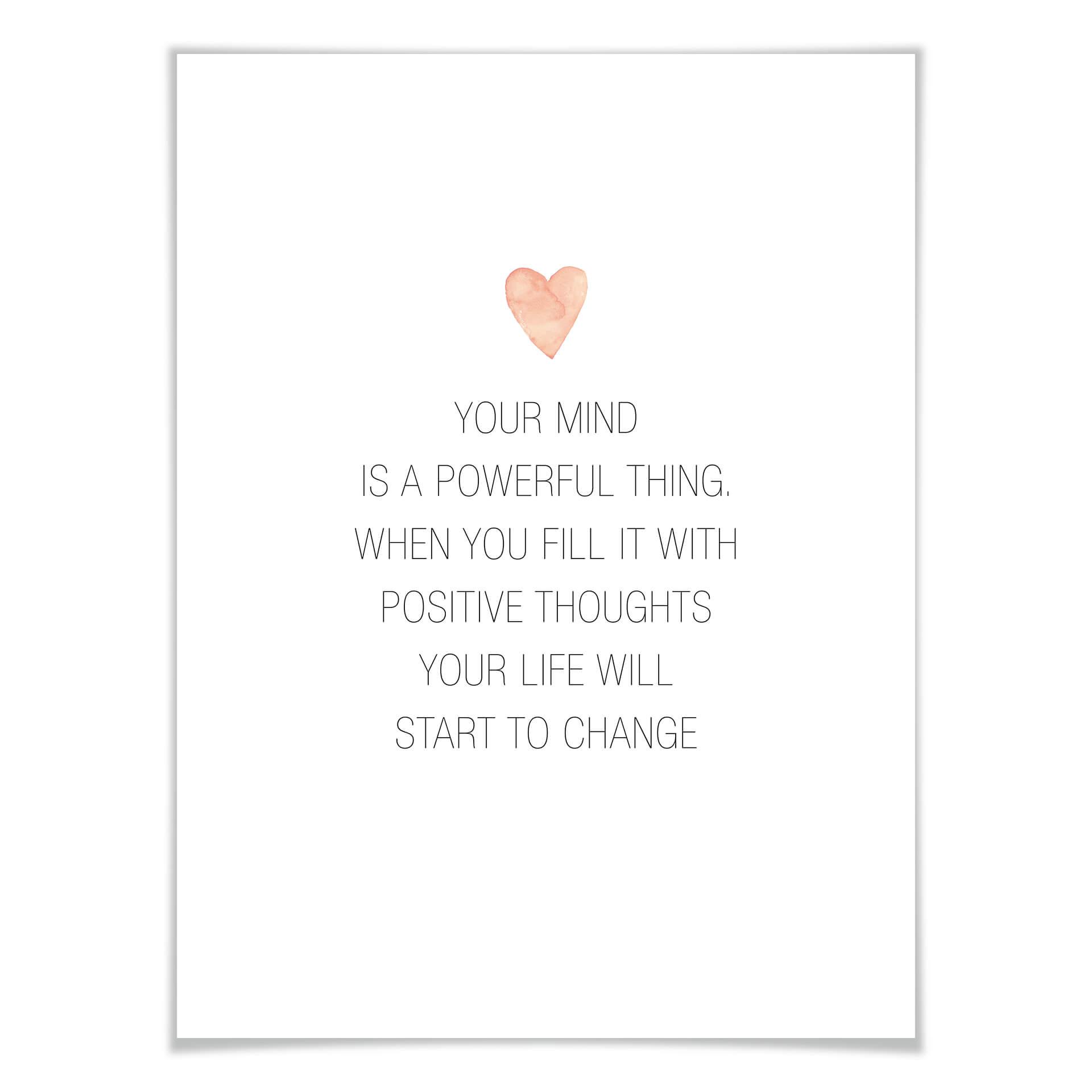 Plakat - Confetti & Cream - Your mind is a powerful thing