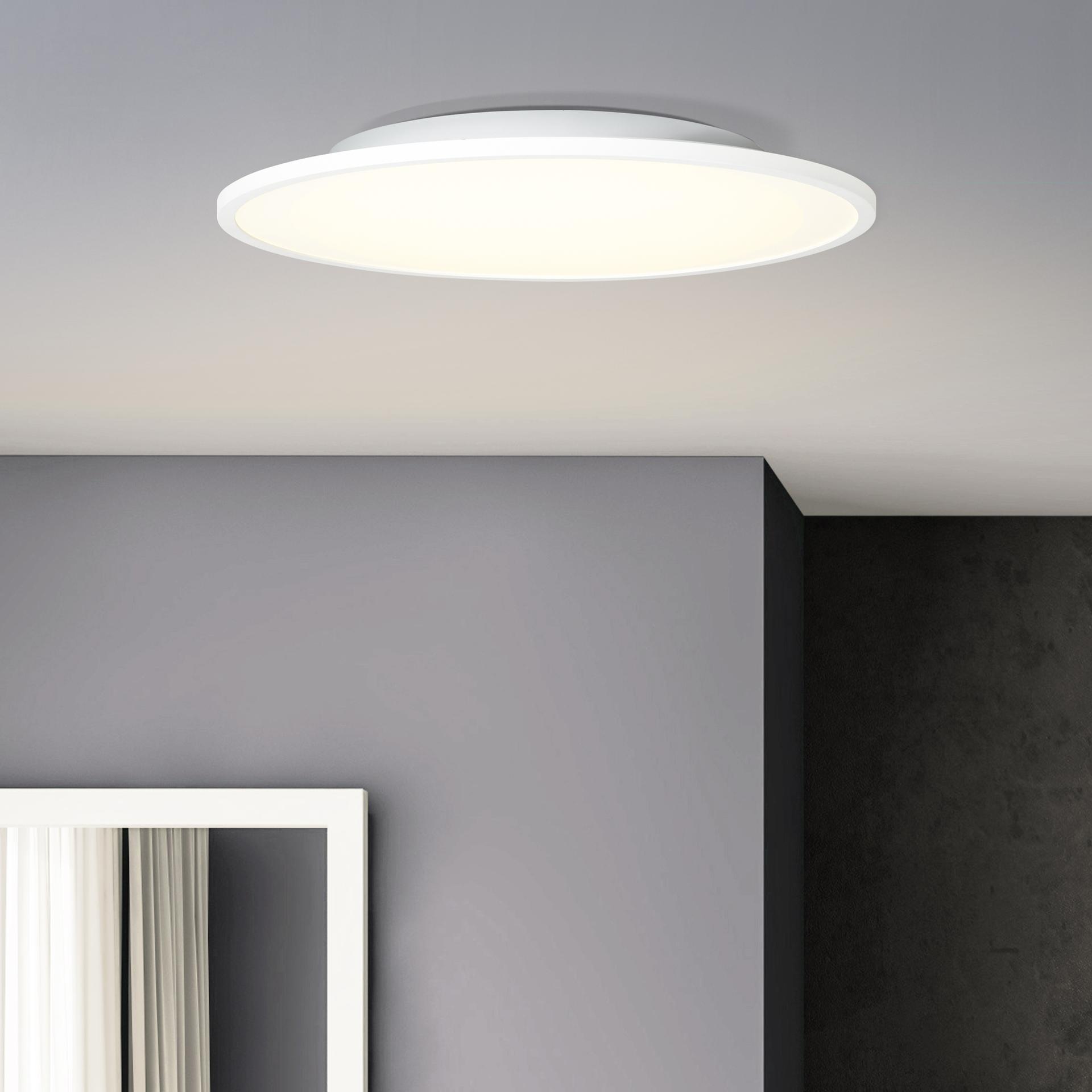 LED Deckenleuchte Constantin, weiß, Ø 45 cm, Deckenlampe, Warmweiß