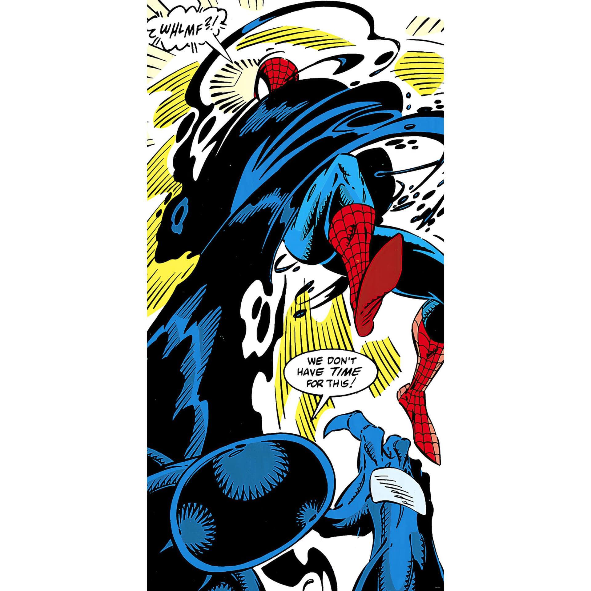 Vliesbehang - Spider-Man Retro Strip - 100 x 200 cm