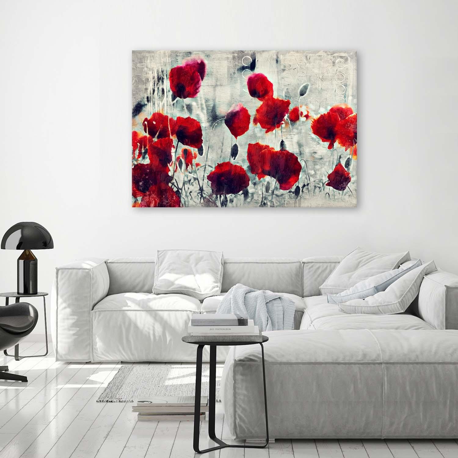 Canvasbillede, Valmuer som malet