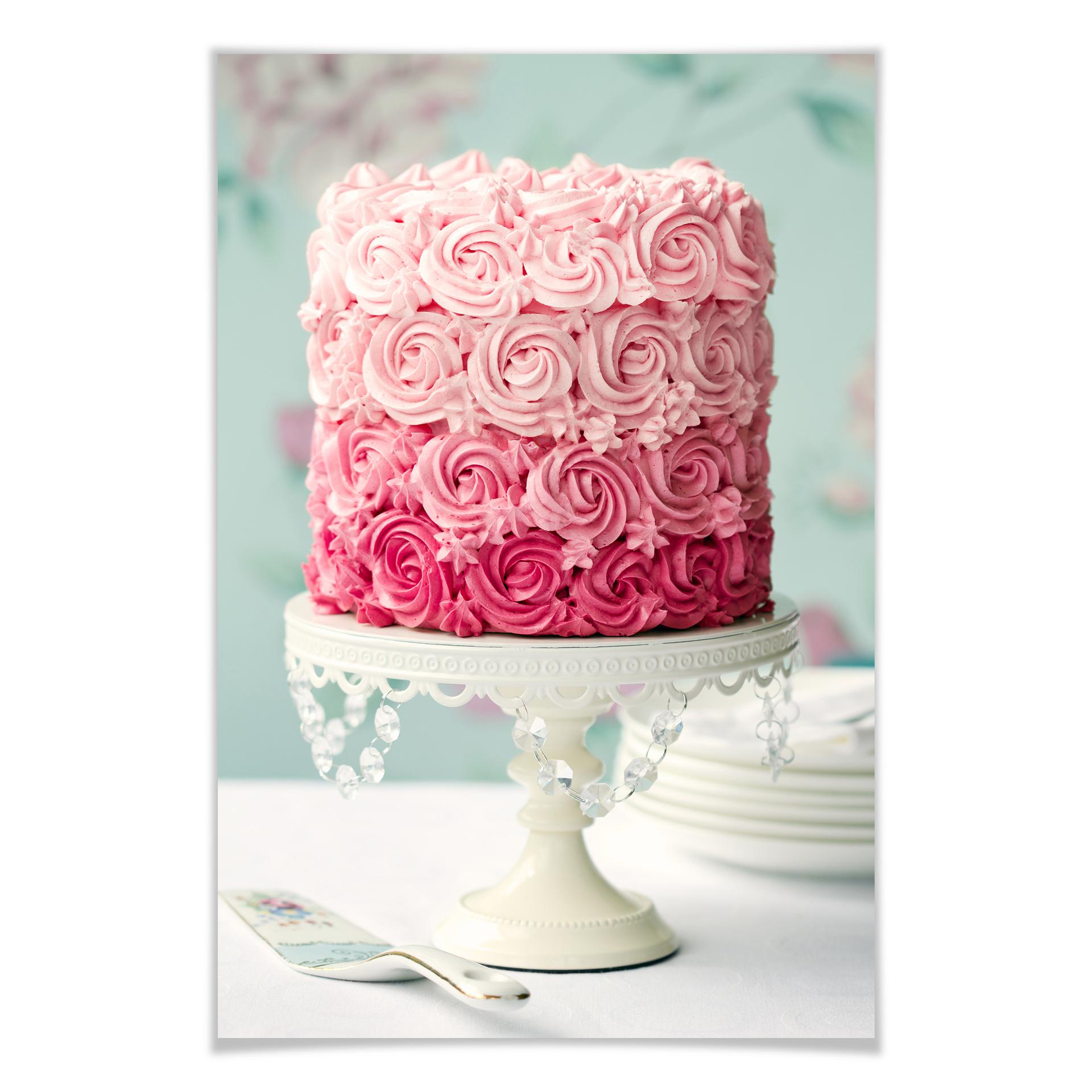 Poster - Gâteaux de roses