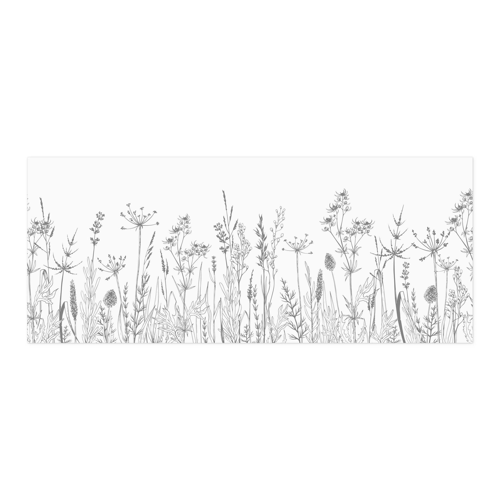 Zelfklevende Achterwand Geillustreerde Veldbloemen