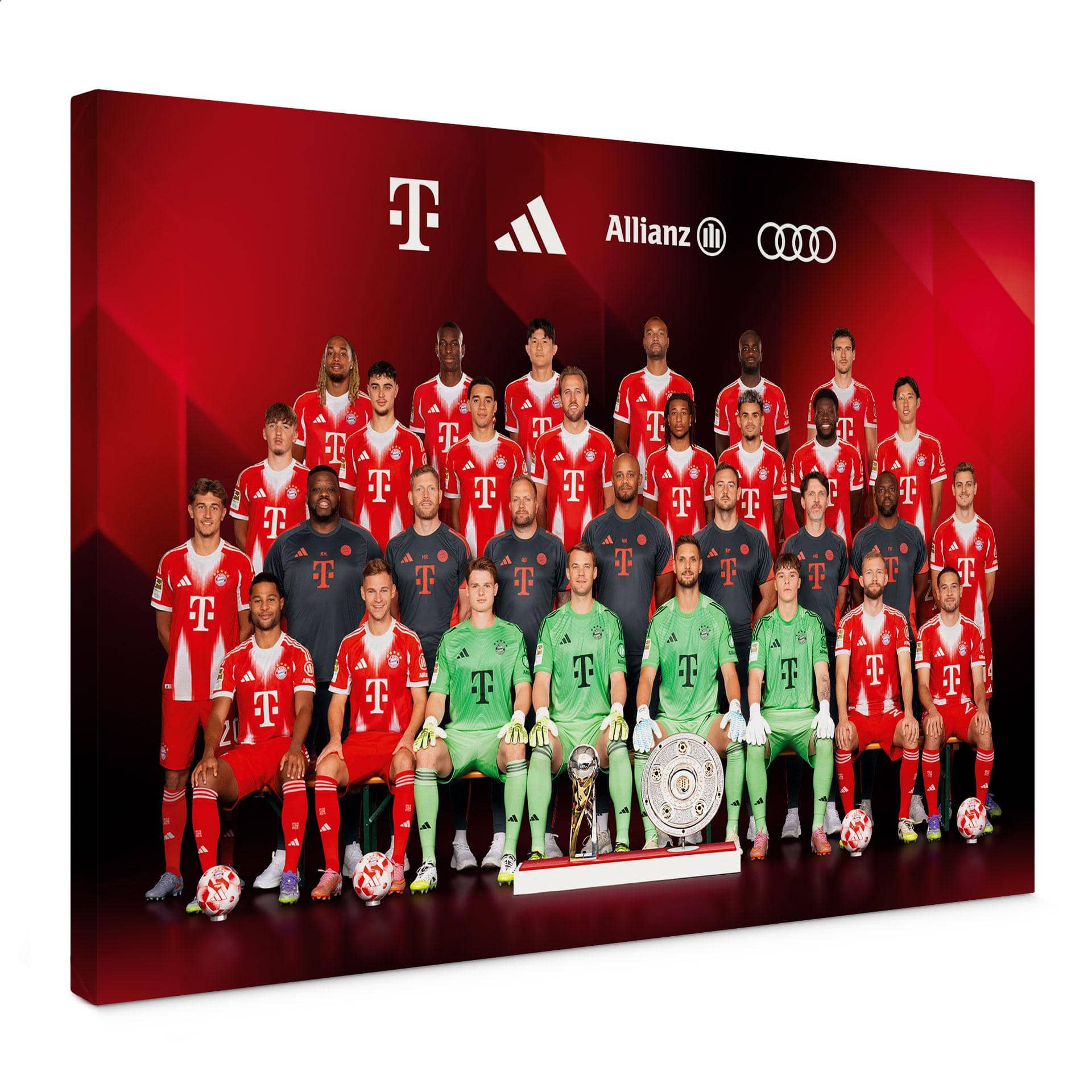 Canvasbillede FC Bayern holdbillede 2025/26