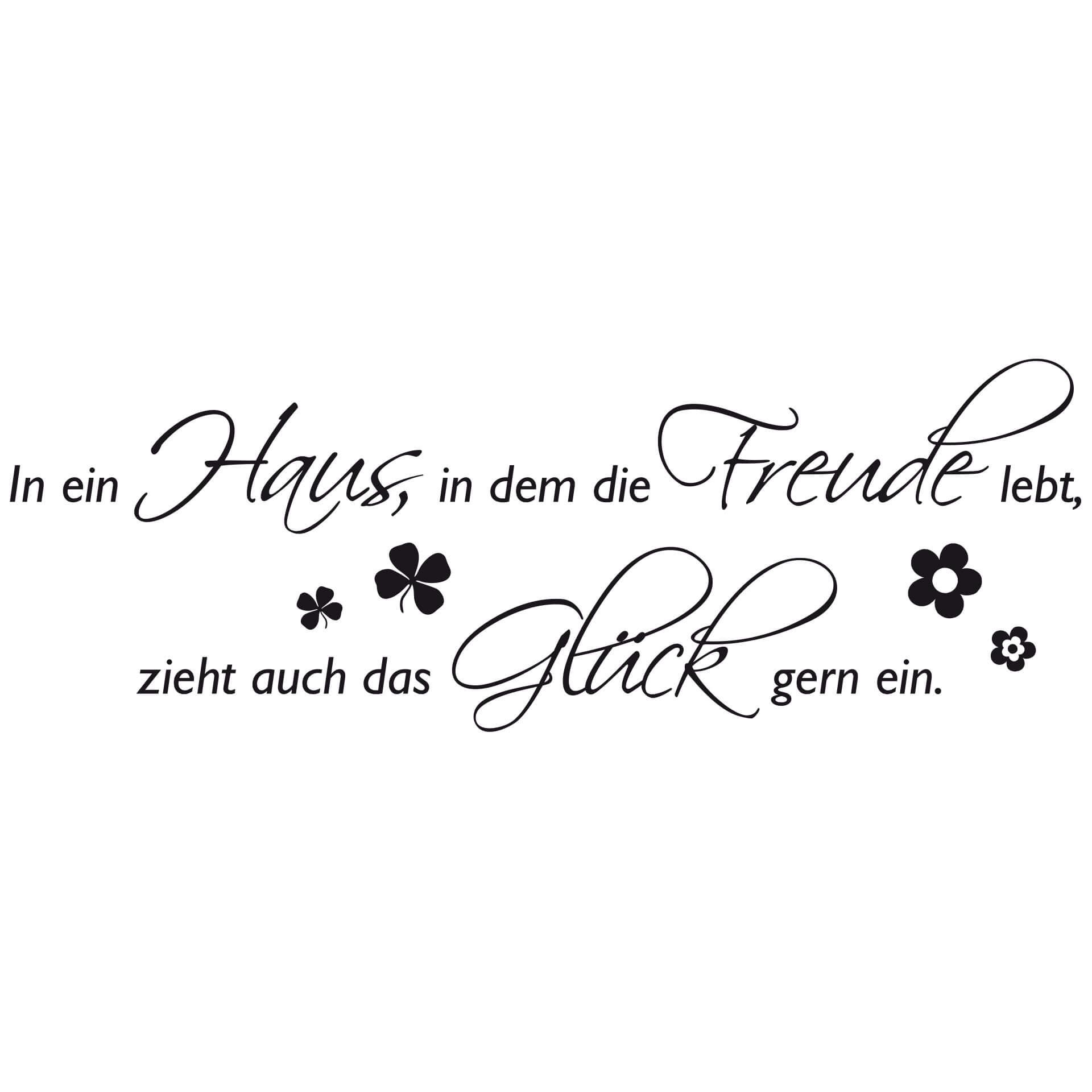 Wandtattoo In ein Haus... 2