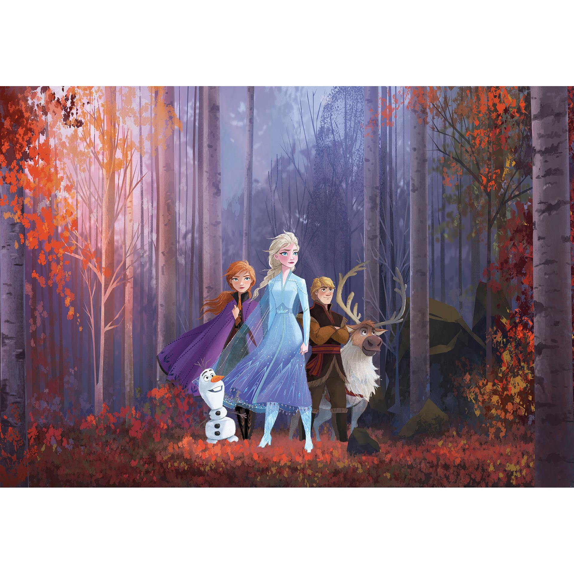 Non-woven tapet - Frozen Autumn Glade - 400 x 280 cm