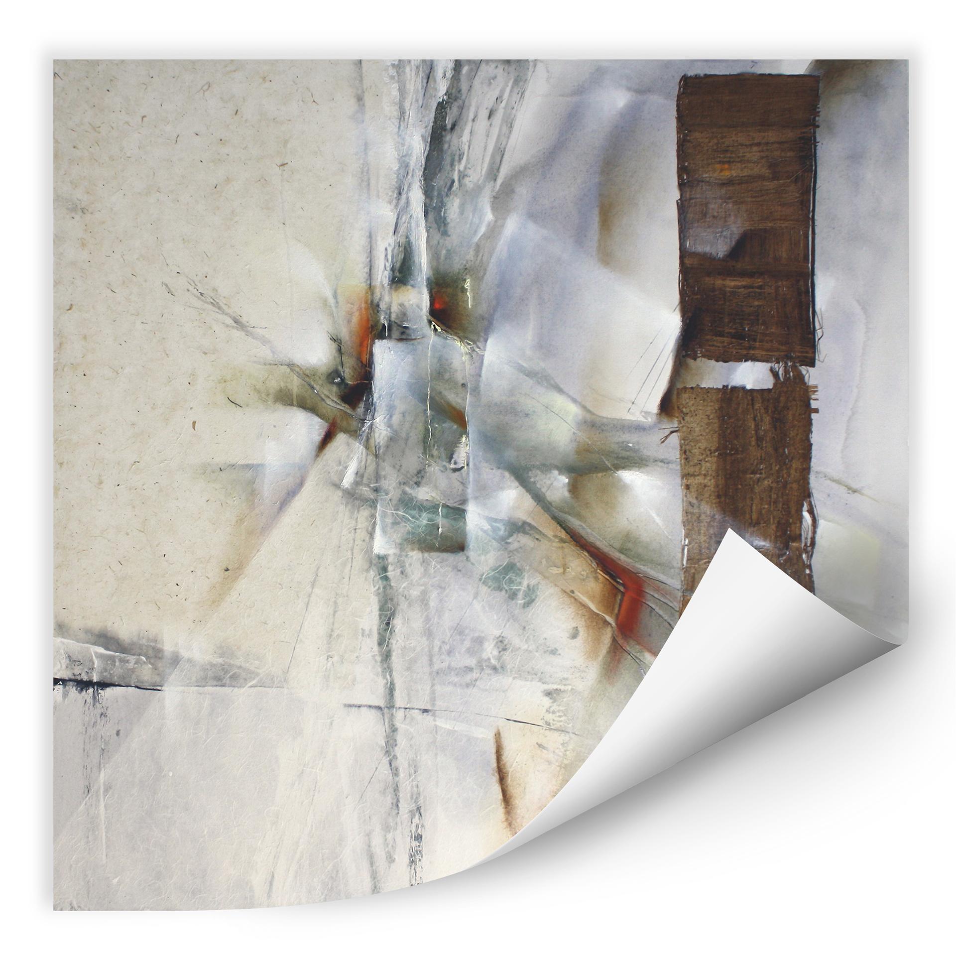 Muurprint Schmucker - Witte Compositie