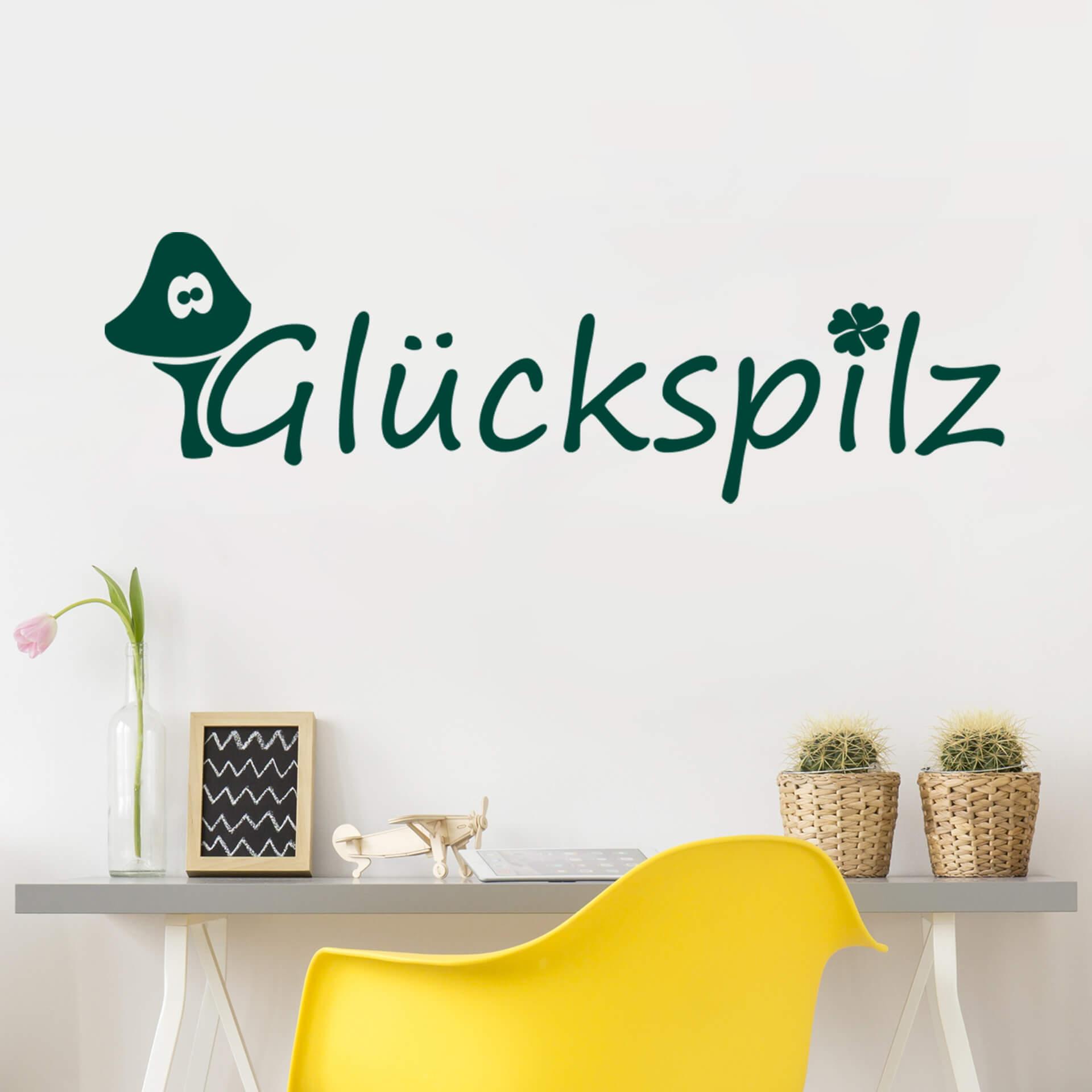 Wandtattoo Glückspilz