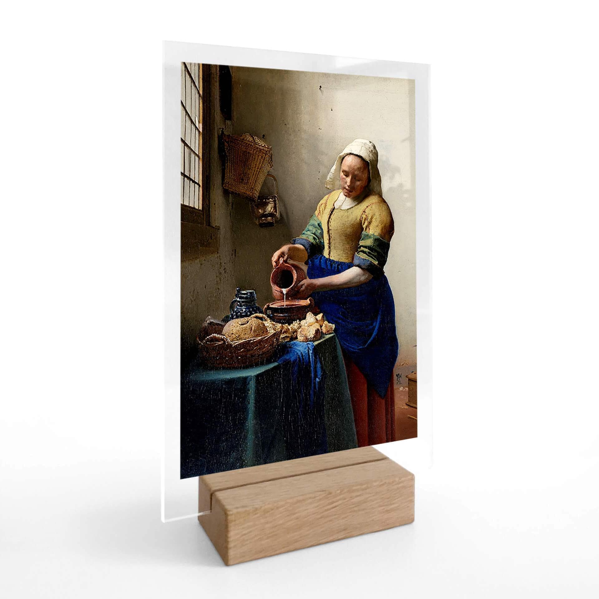 Vermeer borddekoration - Pigen med mælkekanden