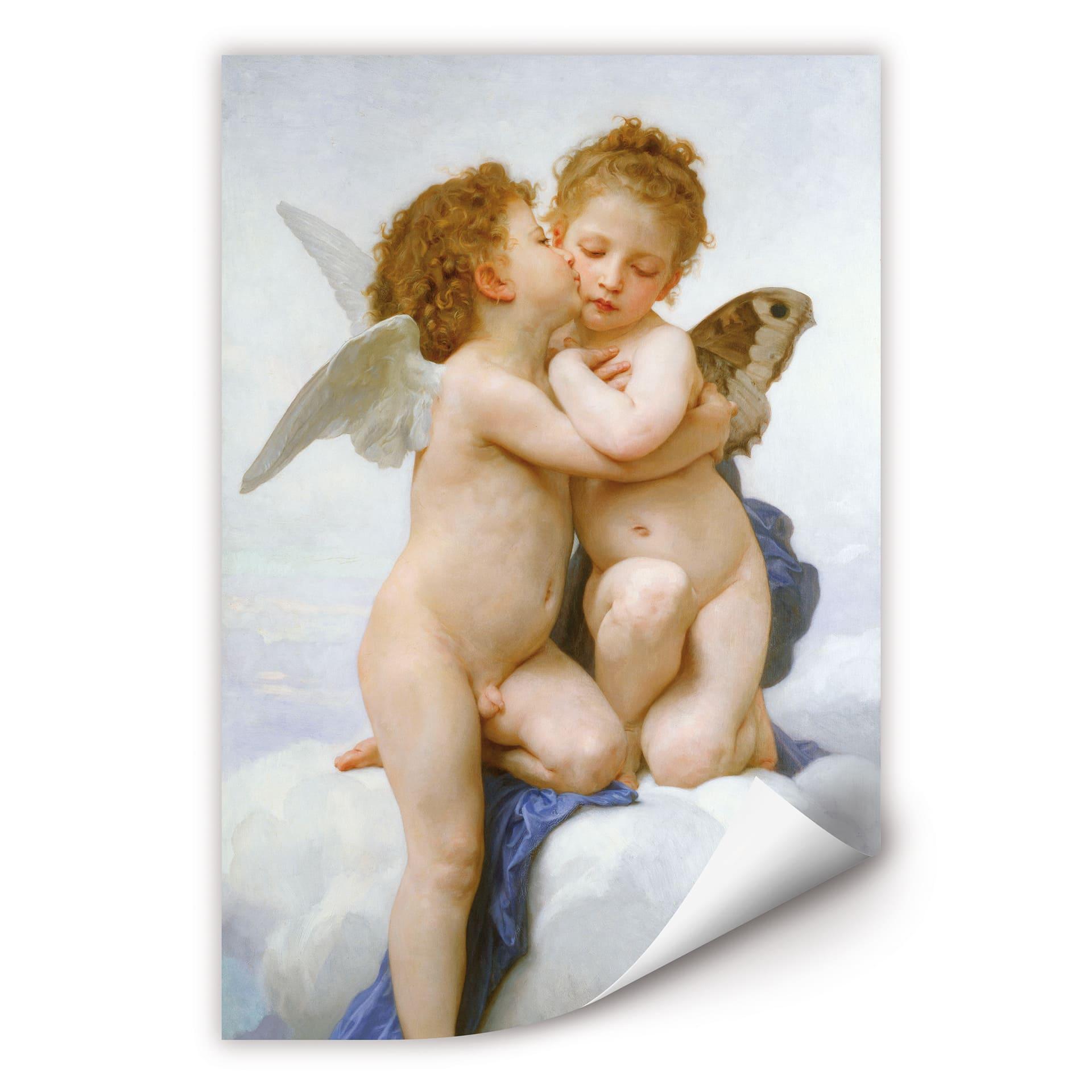 Wallprint W - Bouguereau - Der erste Kuss