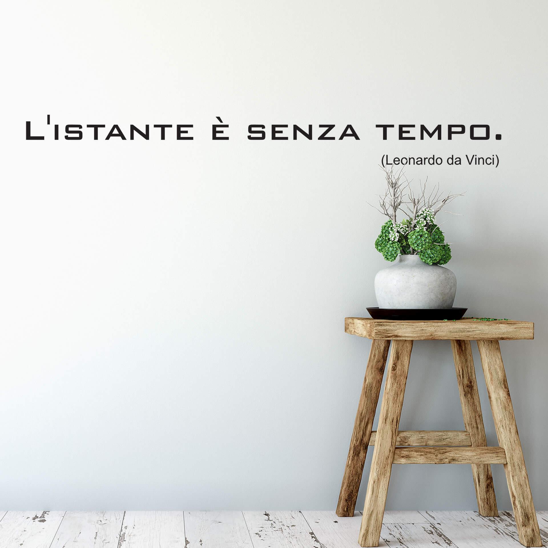 Adesivo murale - L'istante è senza tempo