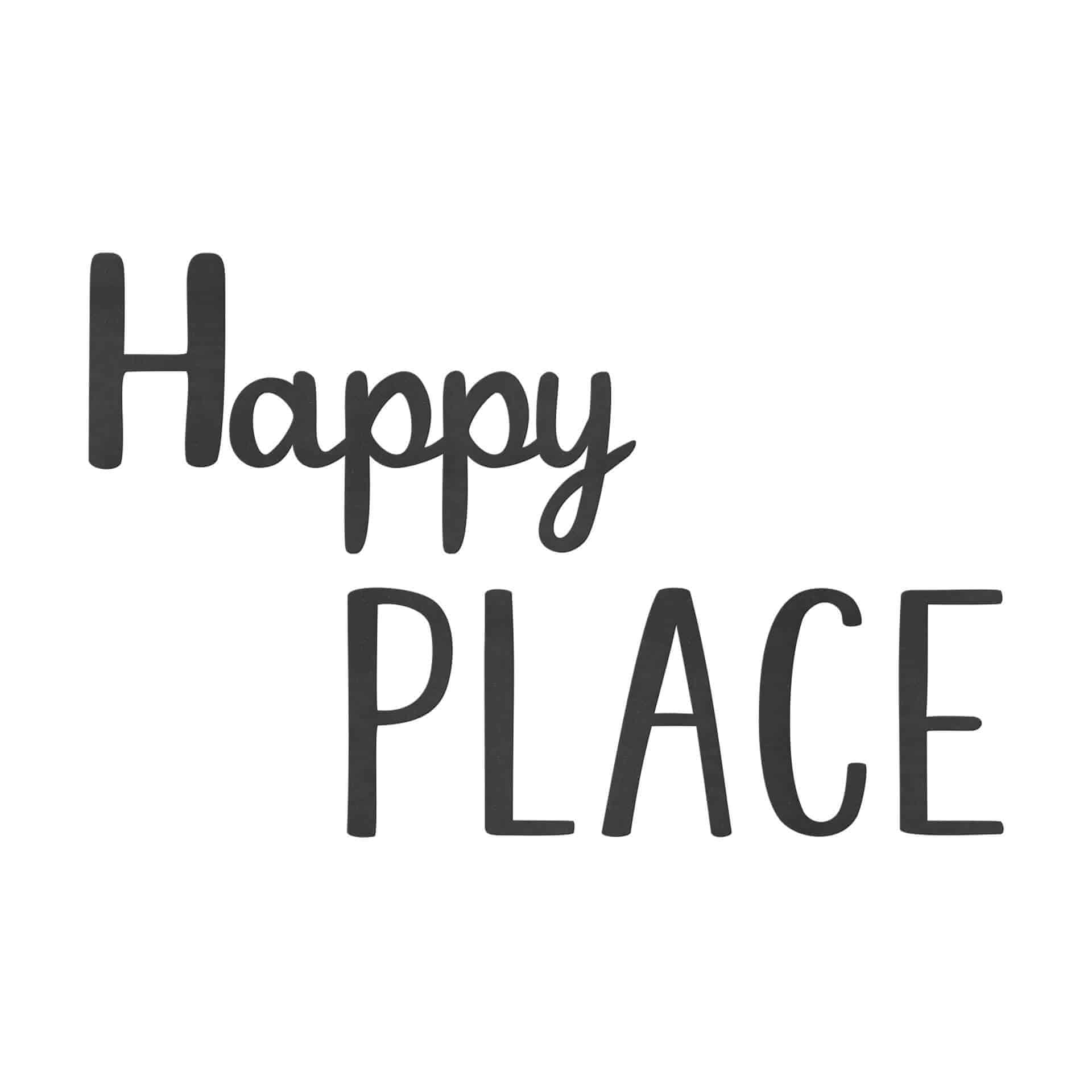 MDF Decoratie Happy Place