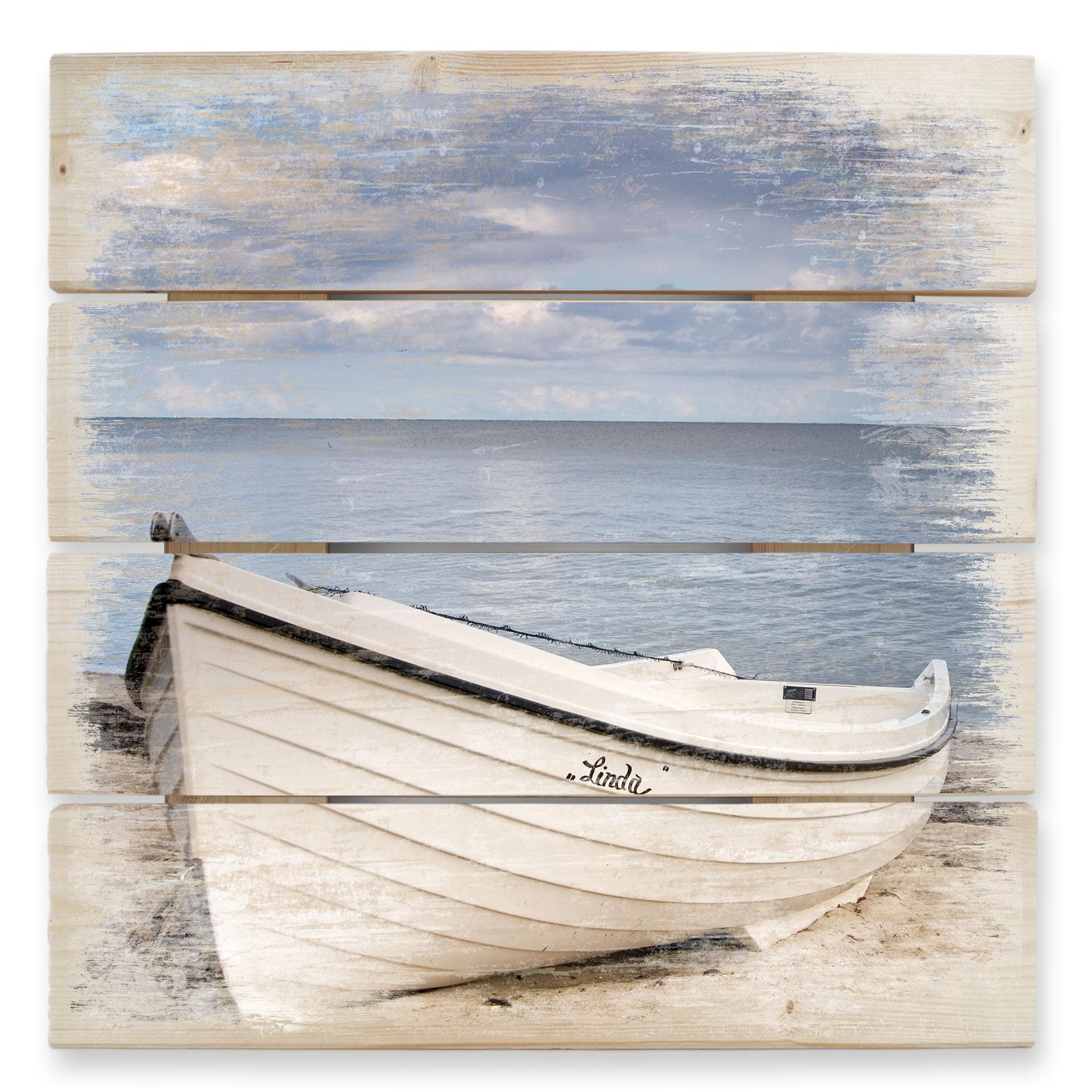 Strandidyl - Træ print