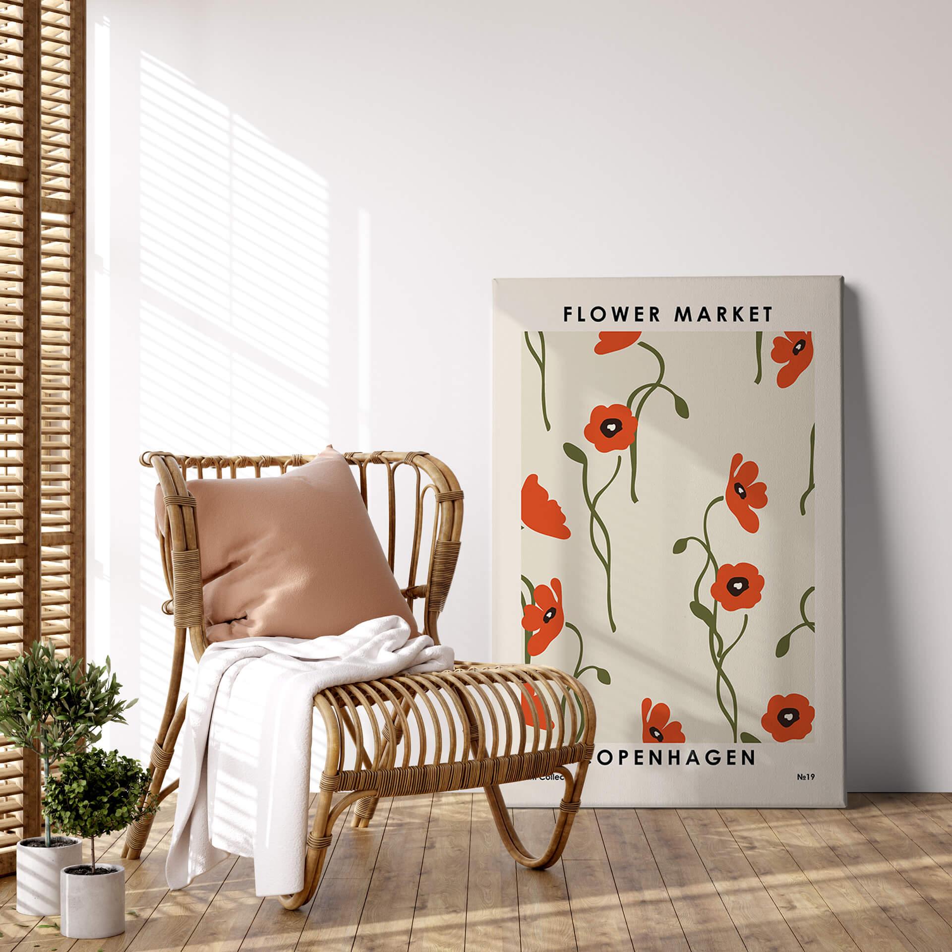 Canvas NKTN - Flower Market Copenhagen