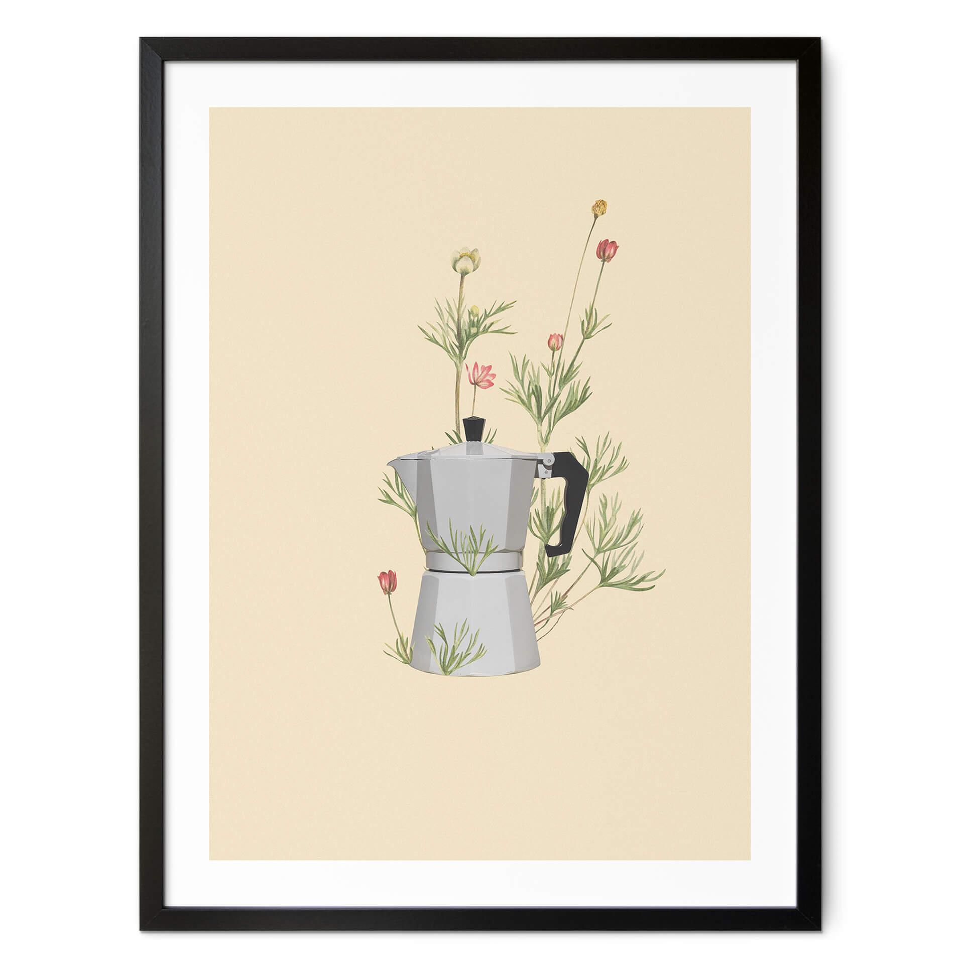 Poster Frida Floral Studio - Mocha Floral