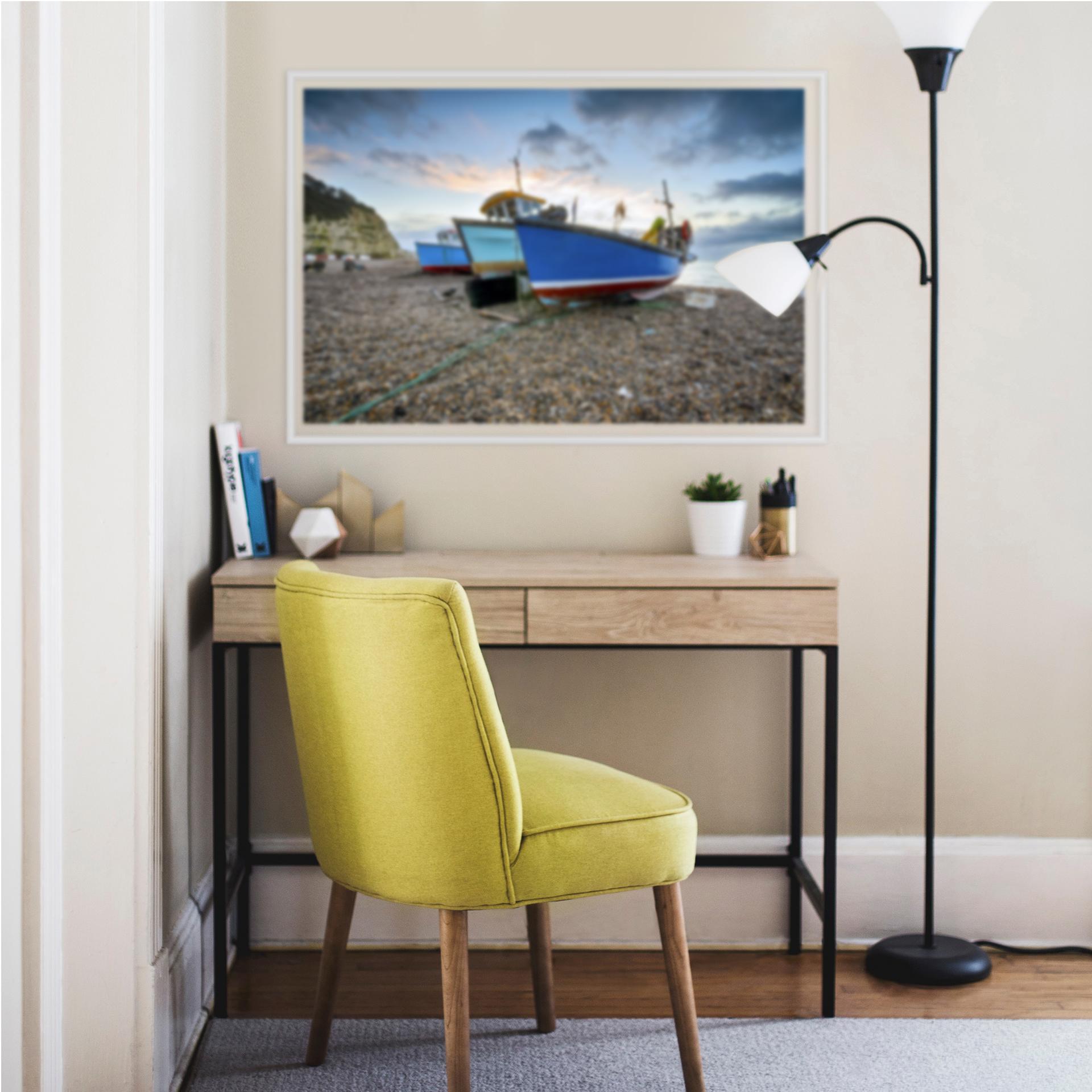 Zelfklevende Poster Vissersboot