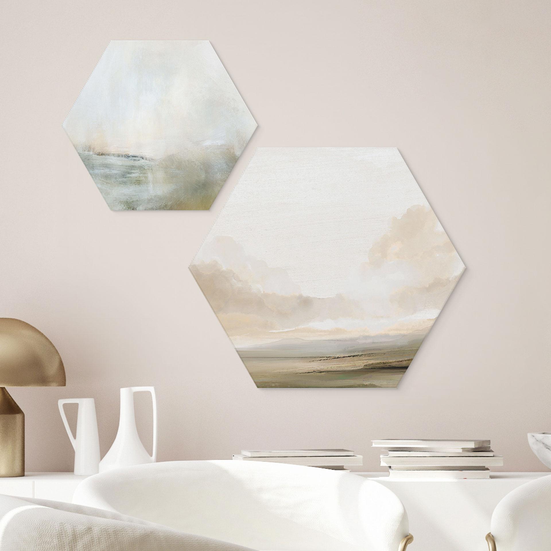 Hexagon Dibond Skyer på himlen - Hobday