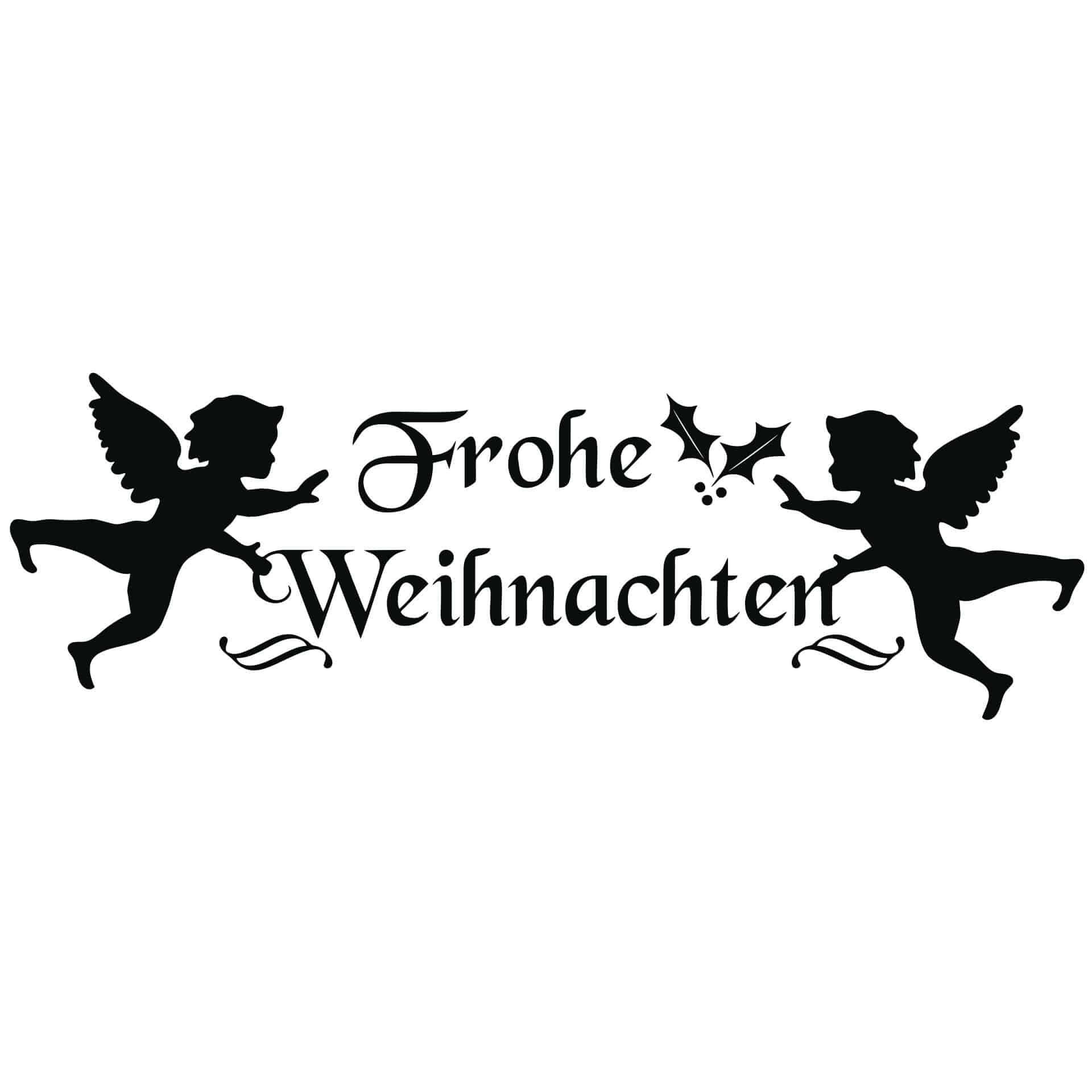 Wandtattoo Weihnachtsengel