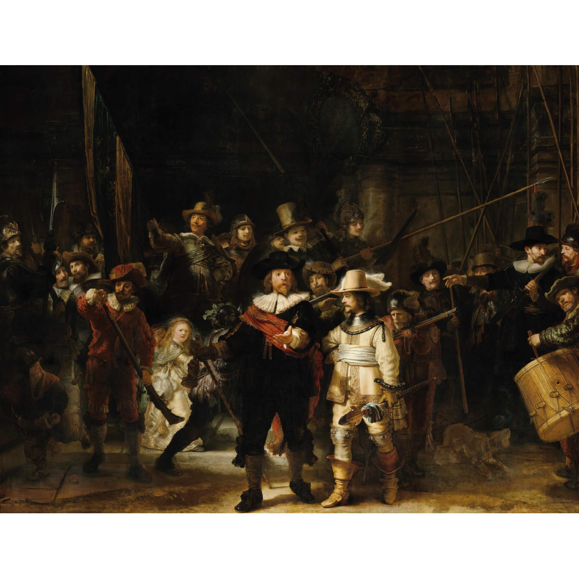 Fotobehang Rembrandt - de Nachtwacht