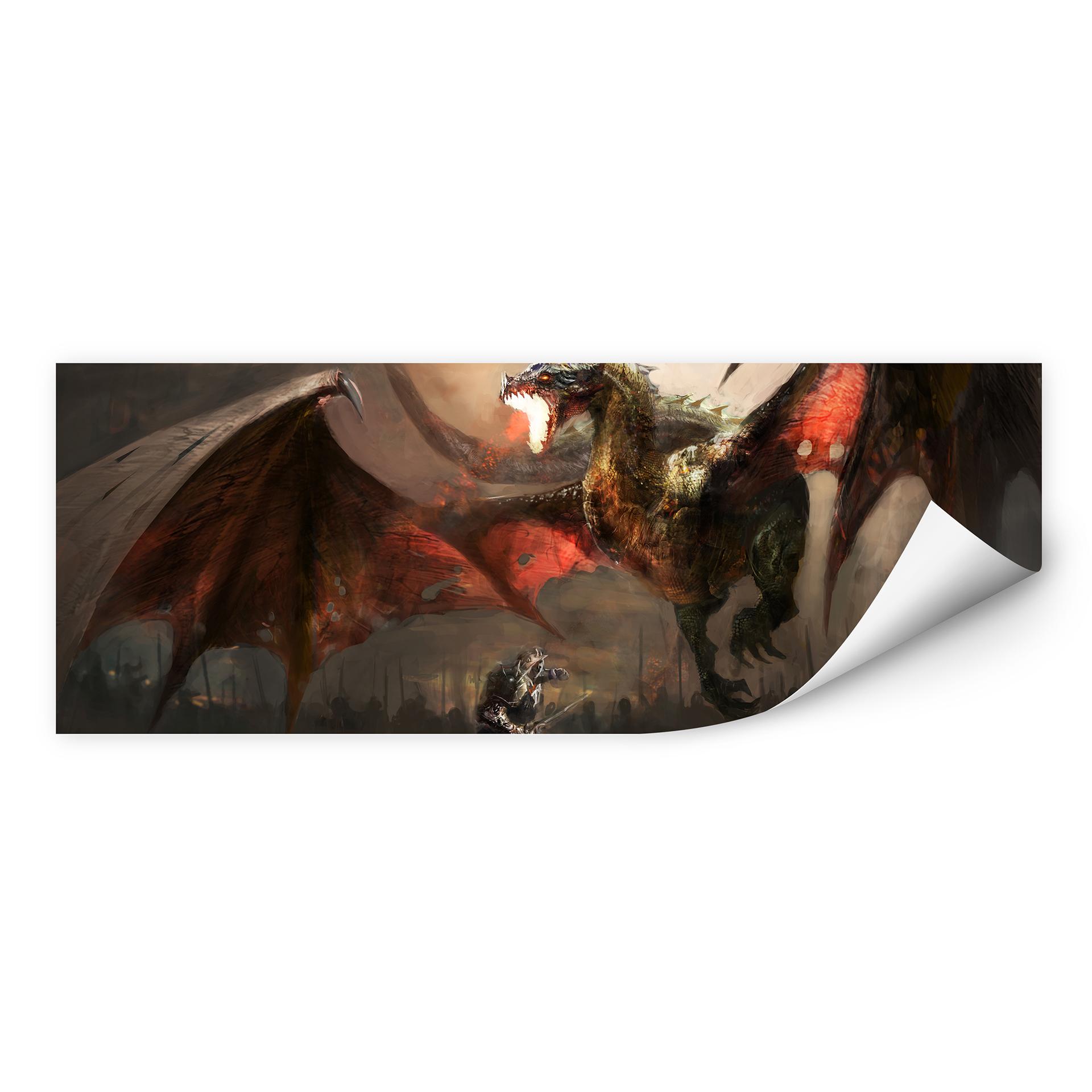 Zelfklevende Poster  - Dragons