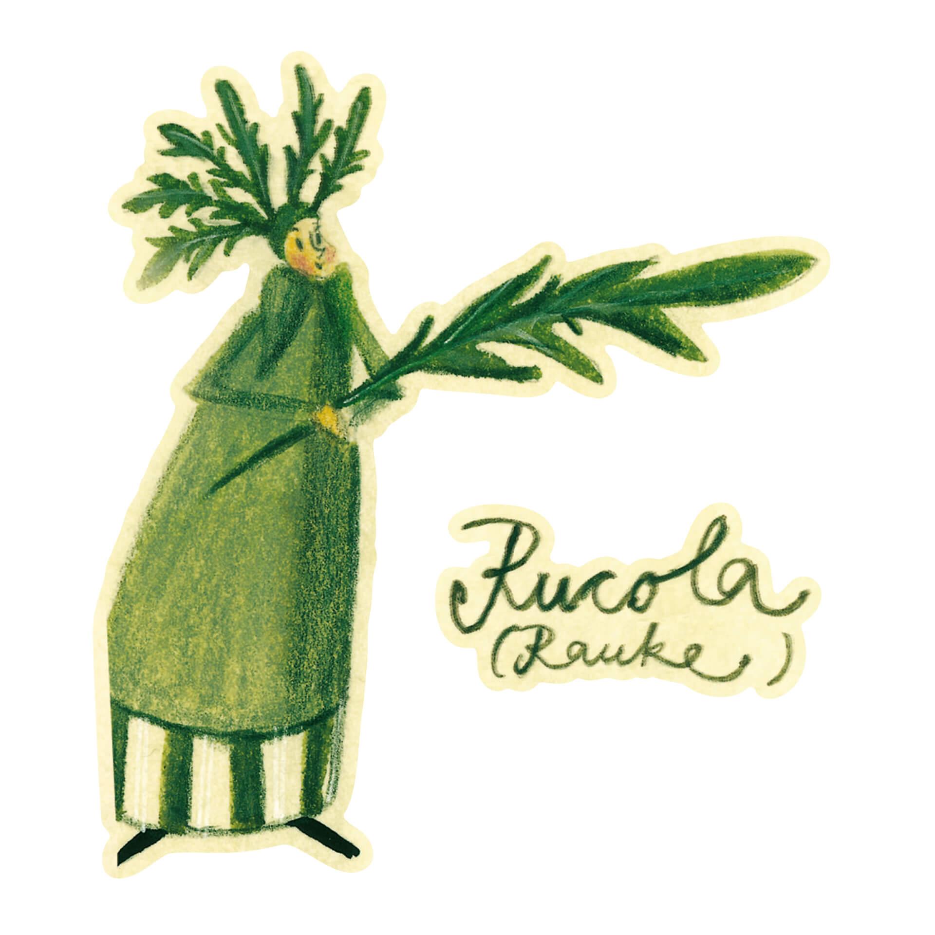 Wandtattoo Leffler - Kräuterfrau Rucola