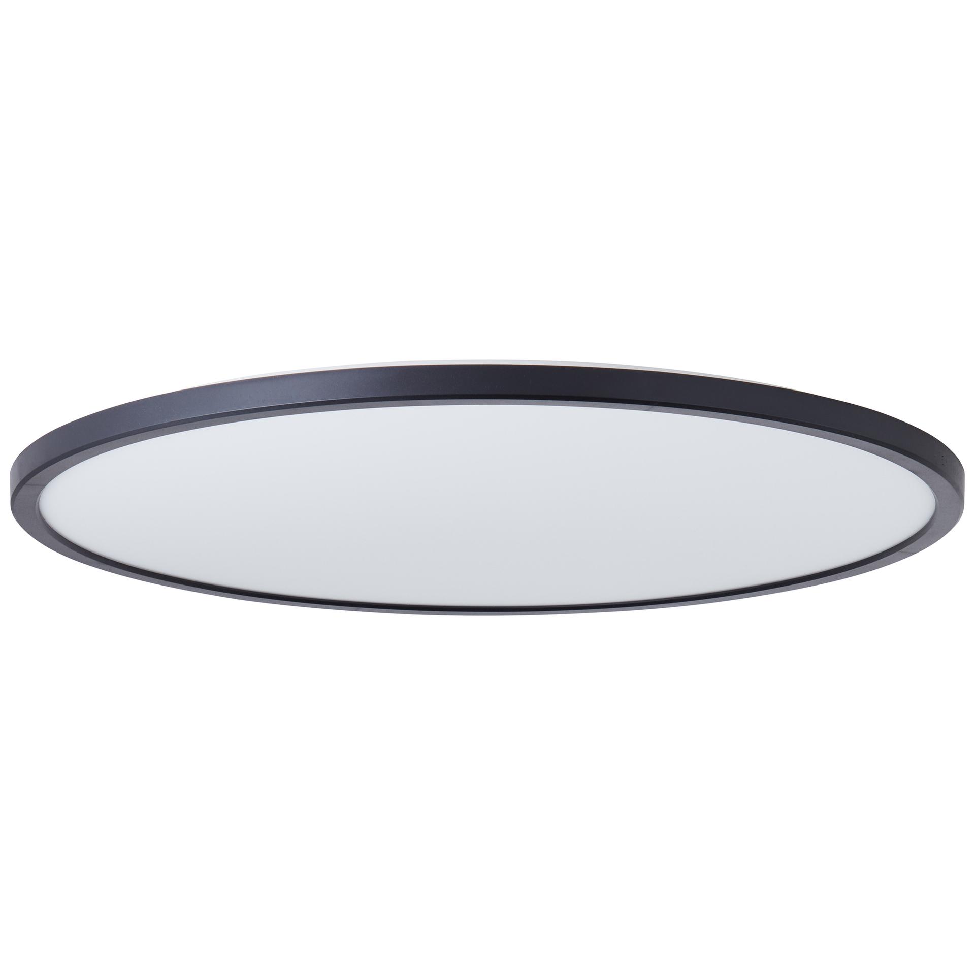 Aufbaupaneel Claire, schwarz, Ø 54,1 cm, Innenleuchte, Neutralweiß