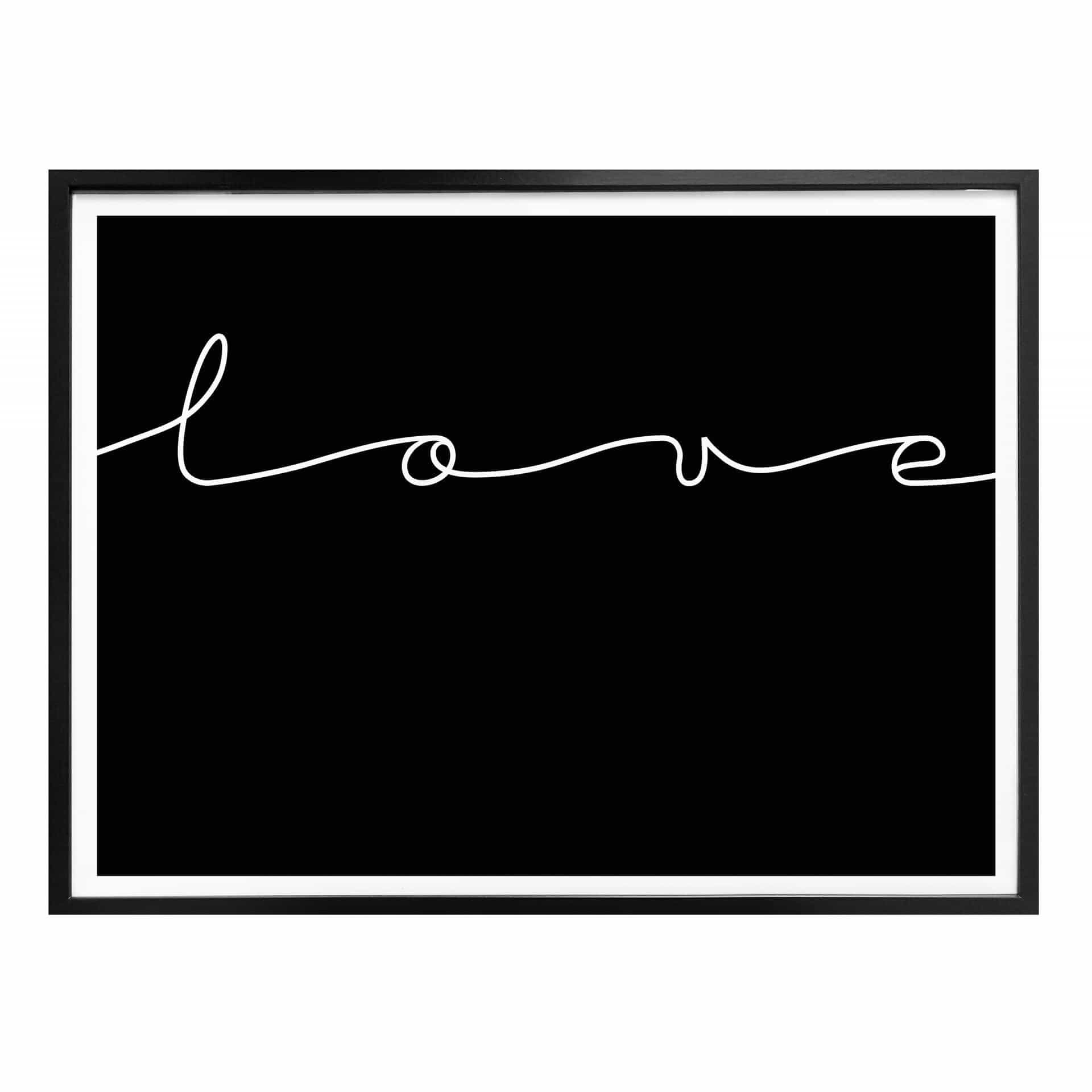 Plakat - Love line