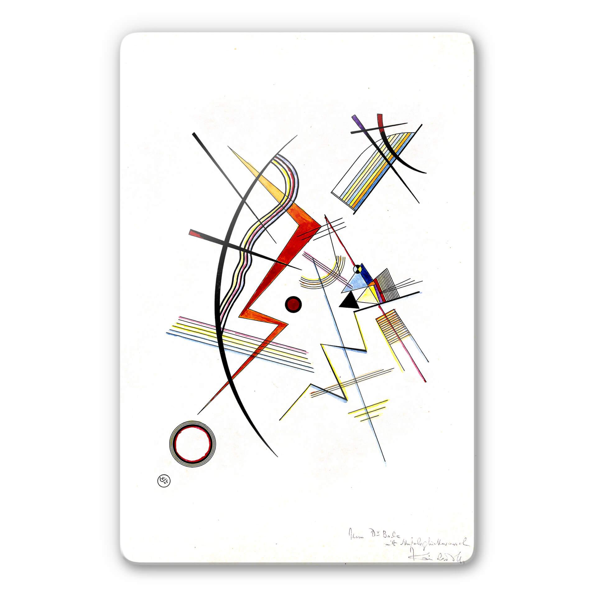Glasschilderij Kandinsky - Yearly Gift